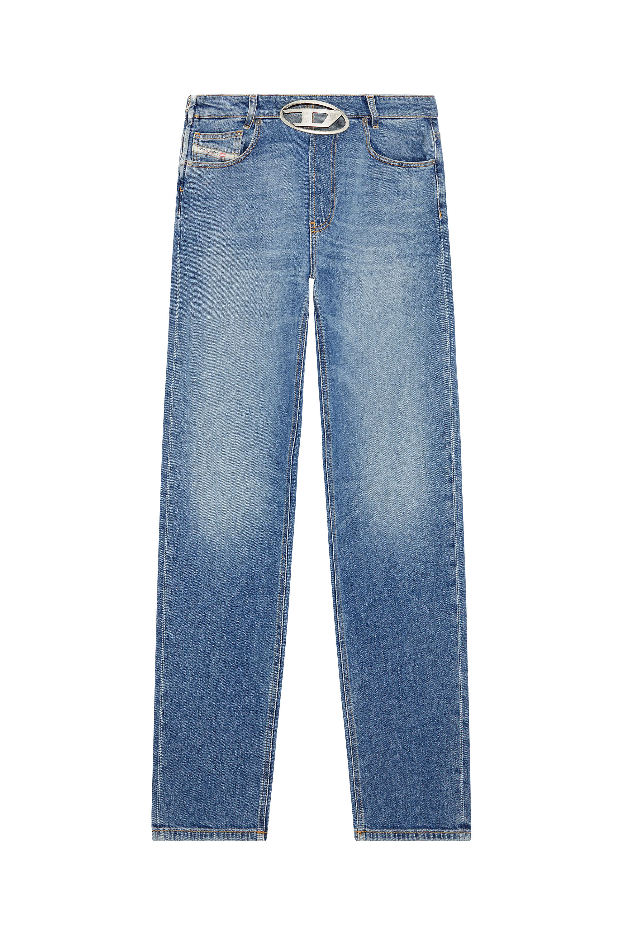 Diesel - D-Ark 0LICI Straight Jeans, Medium Blue - Image 5