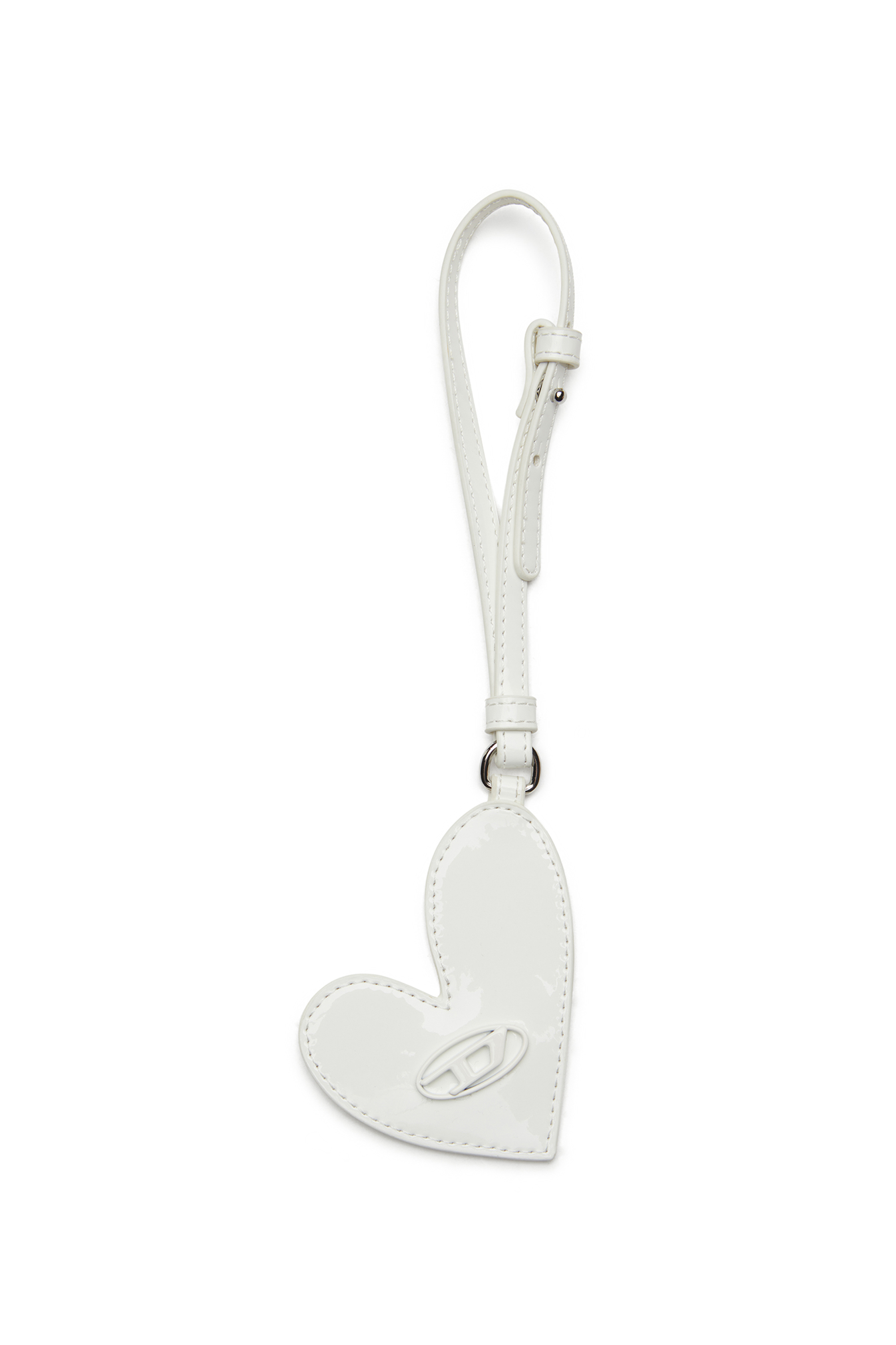 Diesel - PLAY MIRROR, Breloque miroir avec finition brillante Femme in Blanc - 1