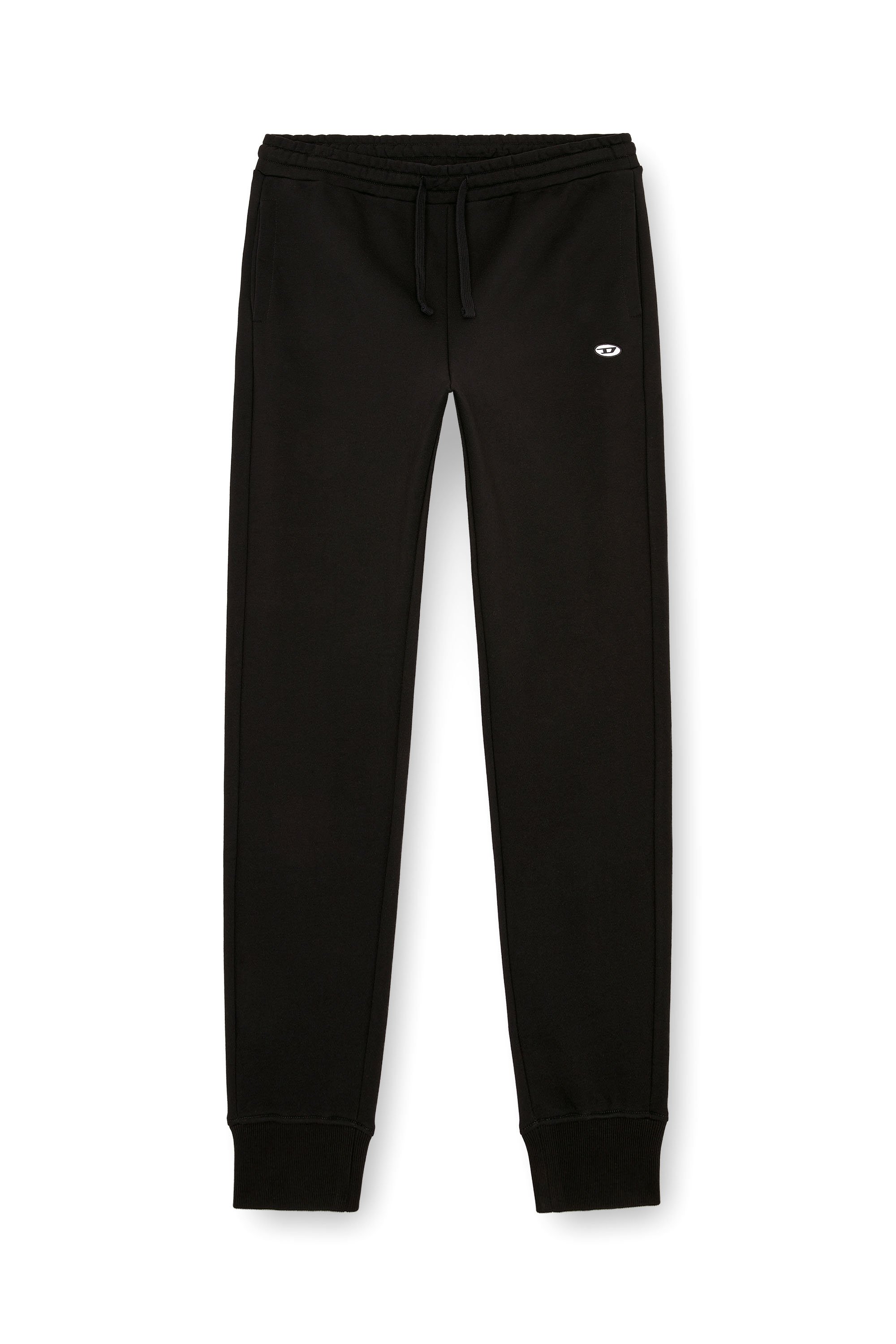 Diesel - P-TARY-DOVAL-PJ, Male Track pants with Oval D patch in Black - Image 4