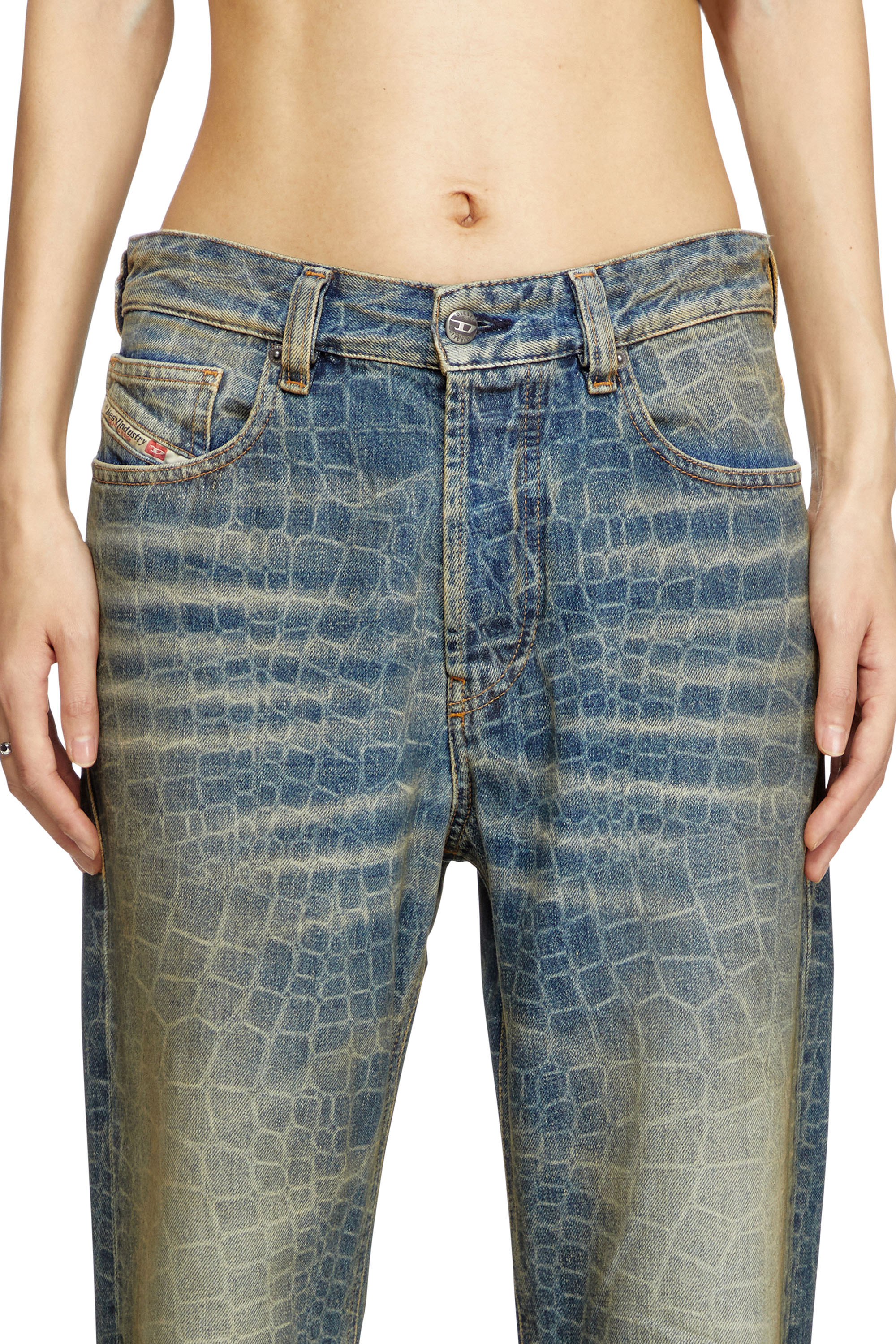 Diesel - Female's Regular Jeans 1988 D-Ark 007BU, Dark Blue - 5