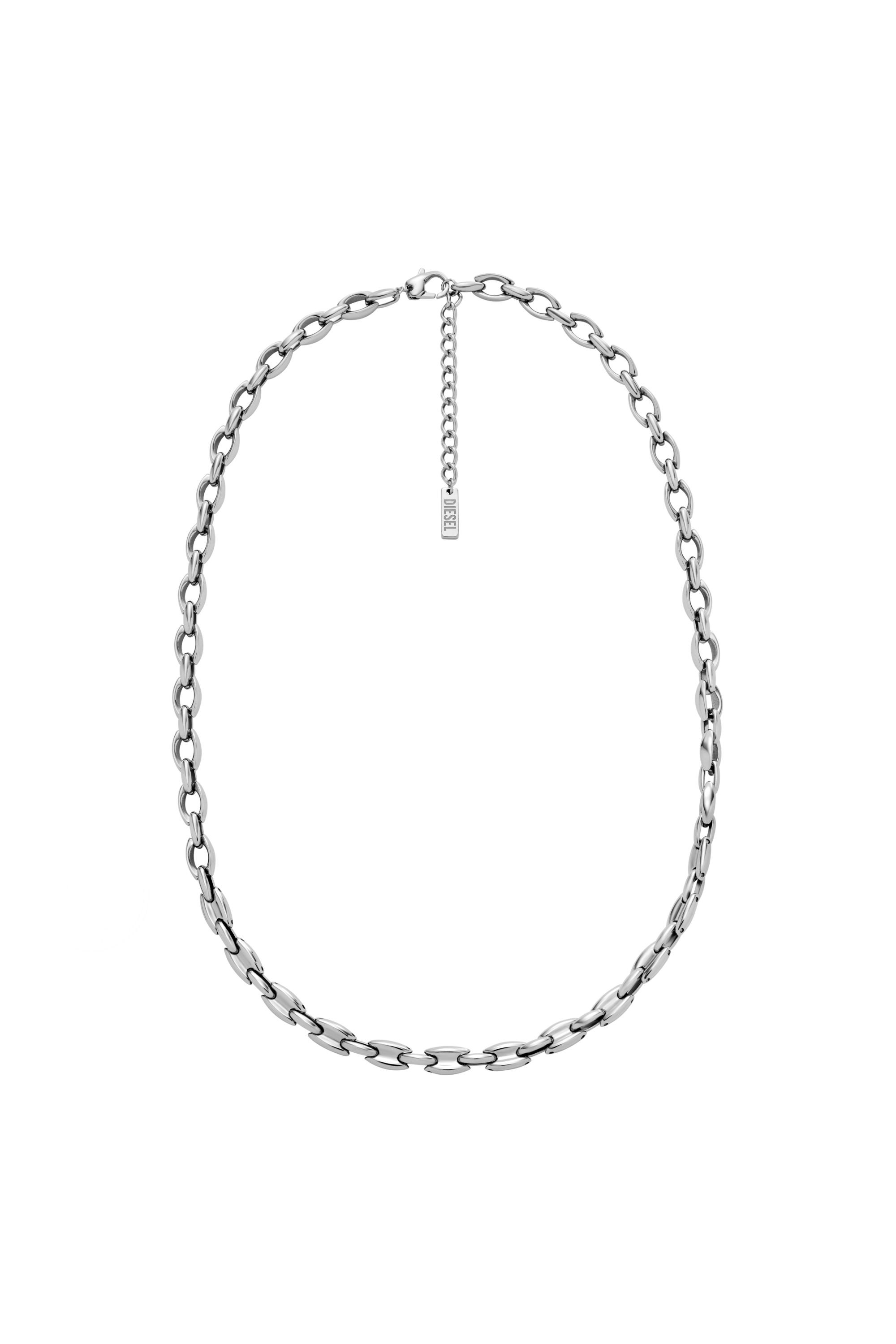 Diesel - DX1582040 JEWEL, Unisex's Stainless Steel Chain Necklace in Silver - 2