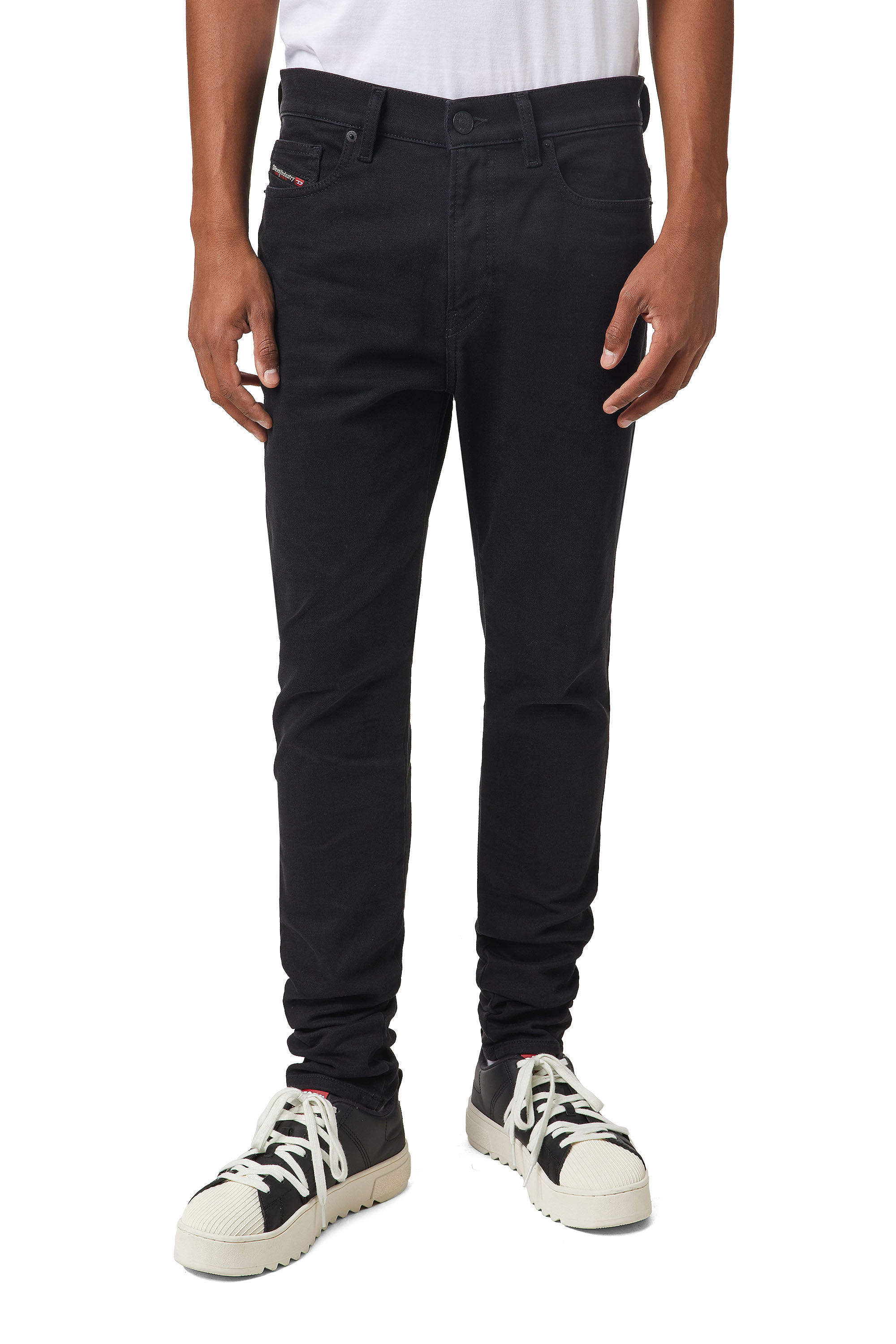 Diesel - D-Amny JoggJeans® Z9A29 Skinny, Black/Dark Grey - Image 2