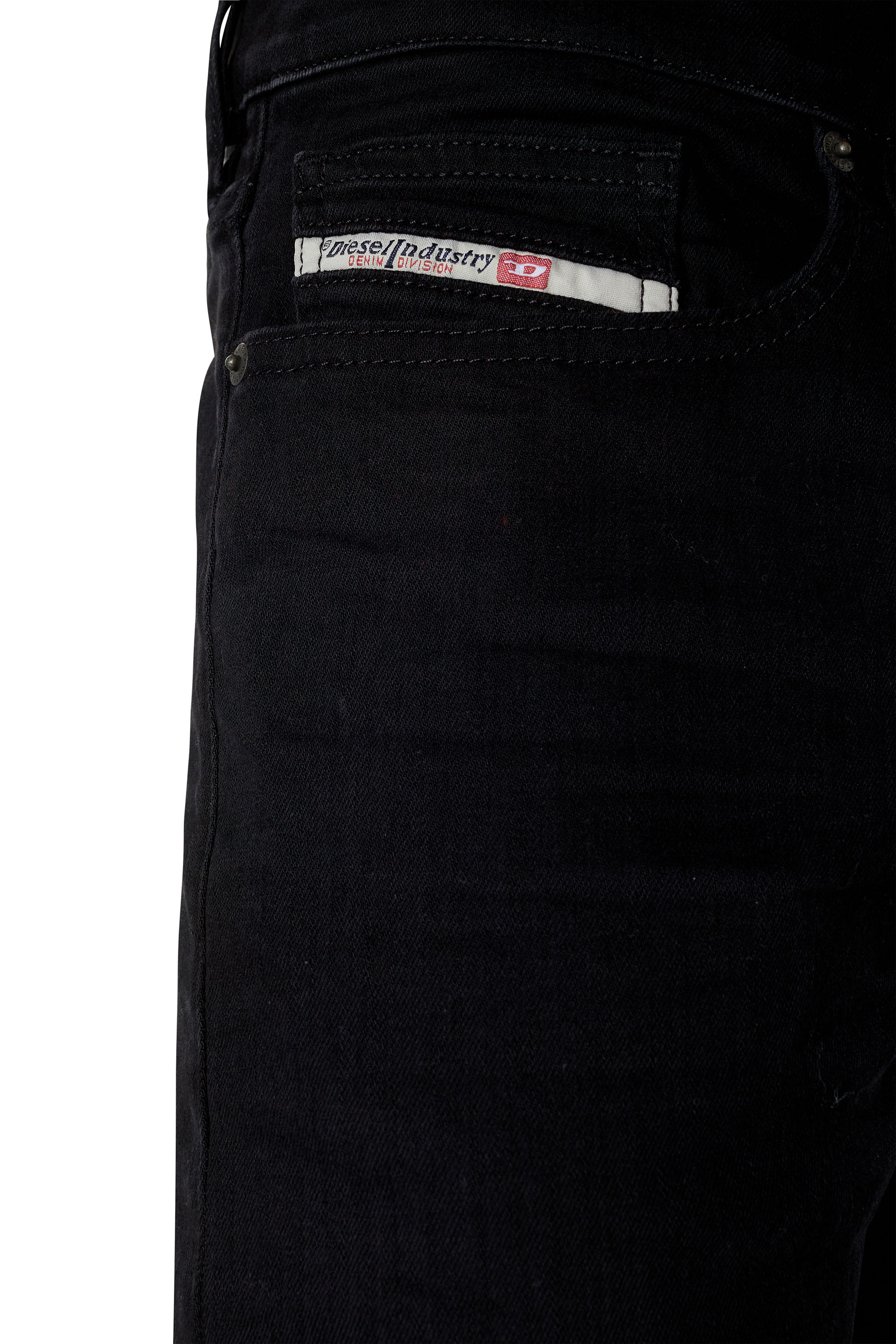 Diesel - D-Luster 0ELAY Slim Jeans, Noir/Gris foncé - Image 5