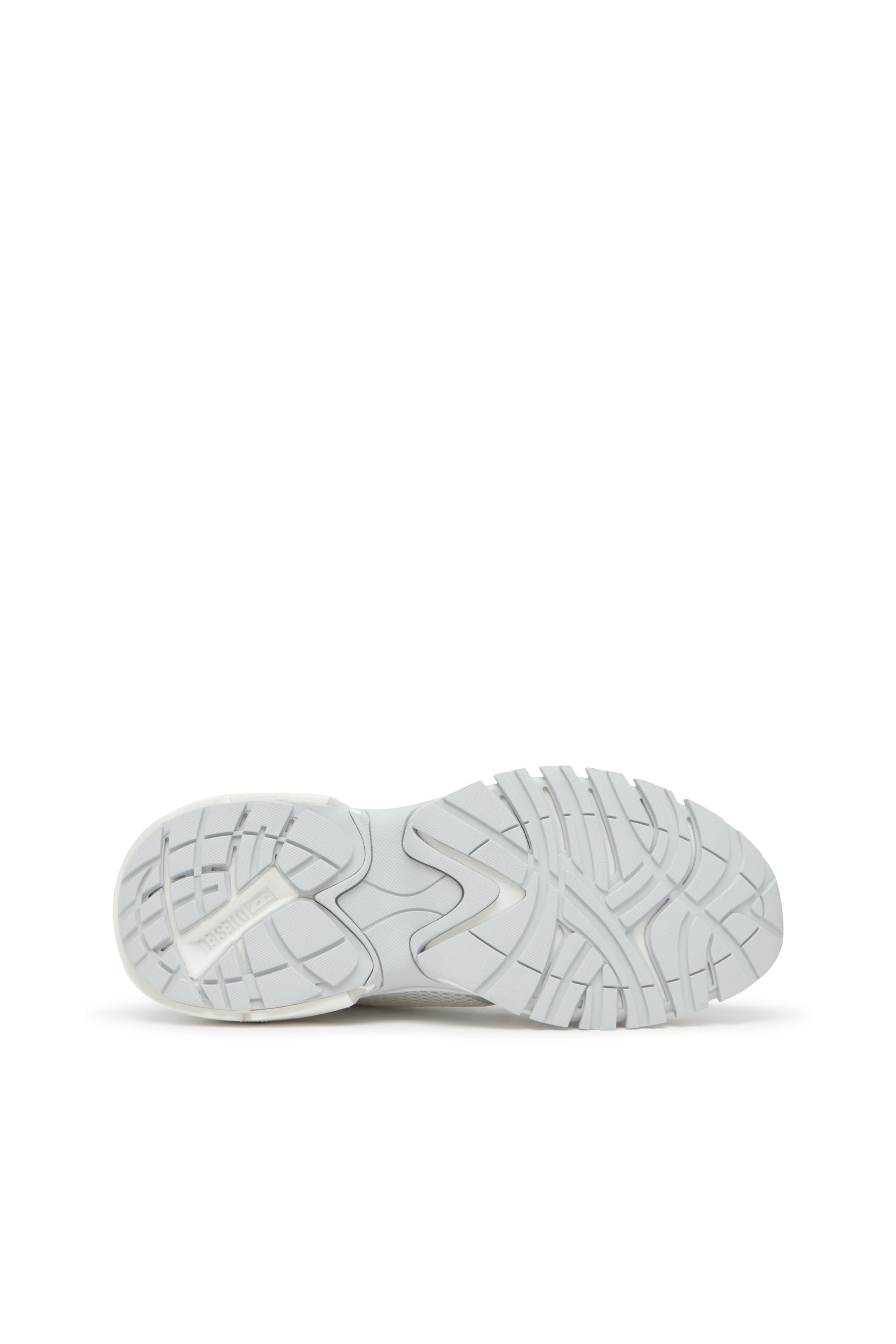 Diesel - S-PRO-V-DENSE LOW W, Sneakers en mesh métallisé avec logo Oval D Femme in Blanc - 4