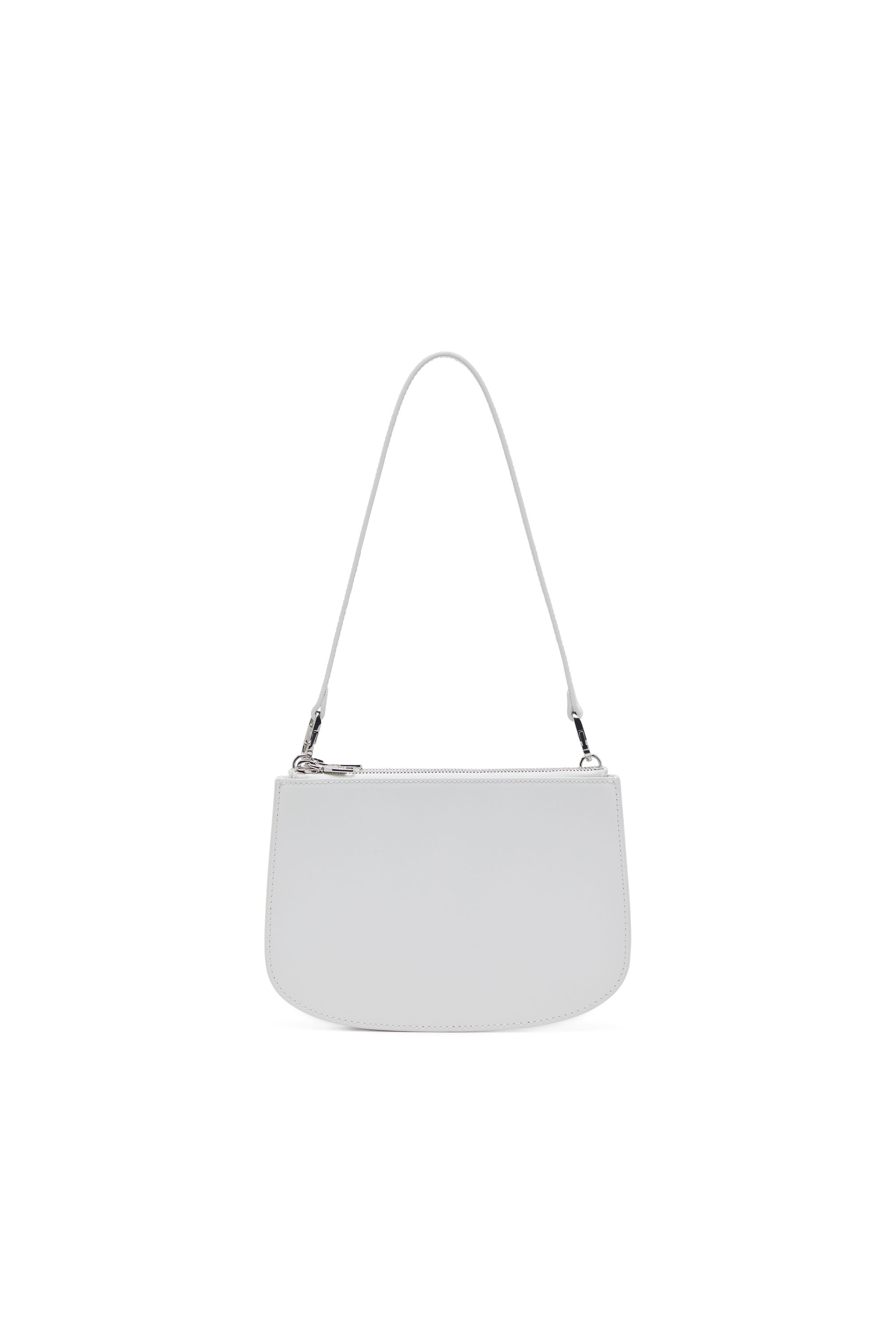 Diesel - 1DR TWIN, Female's 1DR Twin-Double-pouch shoulder bag in printed leather in White - 2