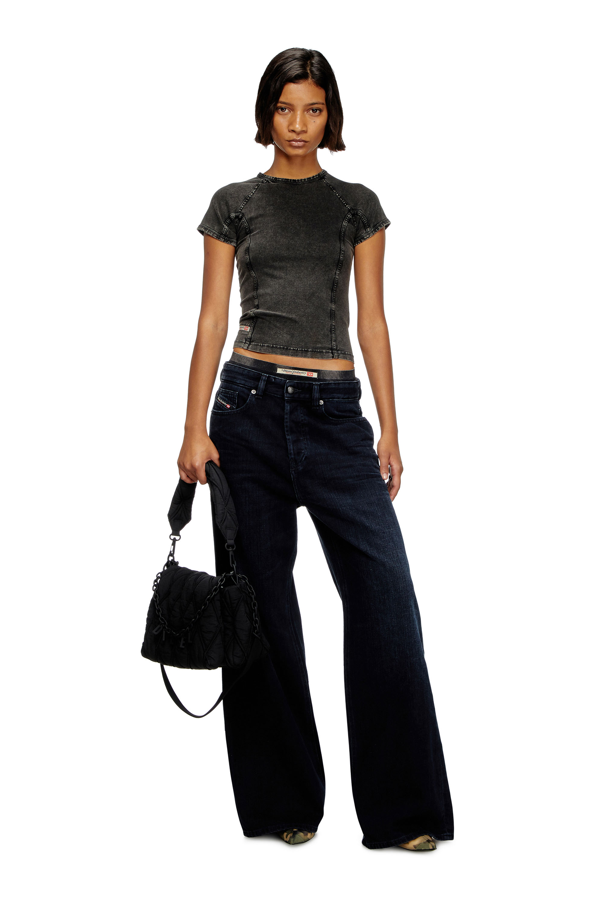 Diesel - Female's Relaxed Jeans 1996 D-Sire 09L54, Dark Blue - 2