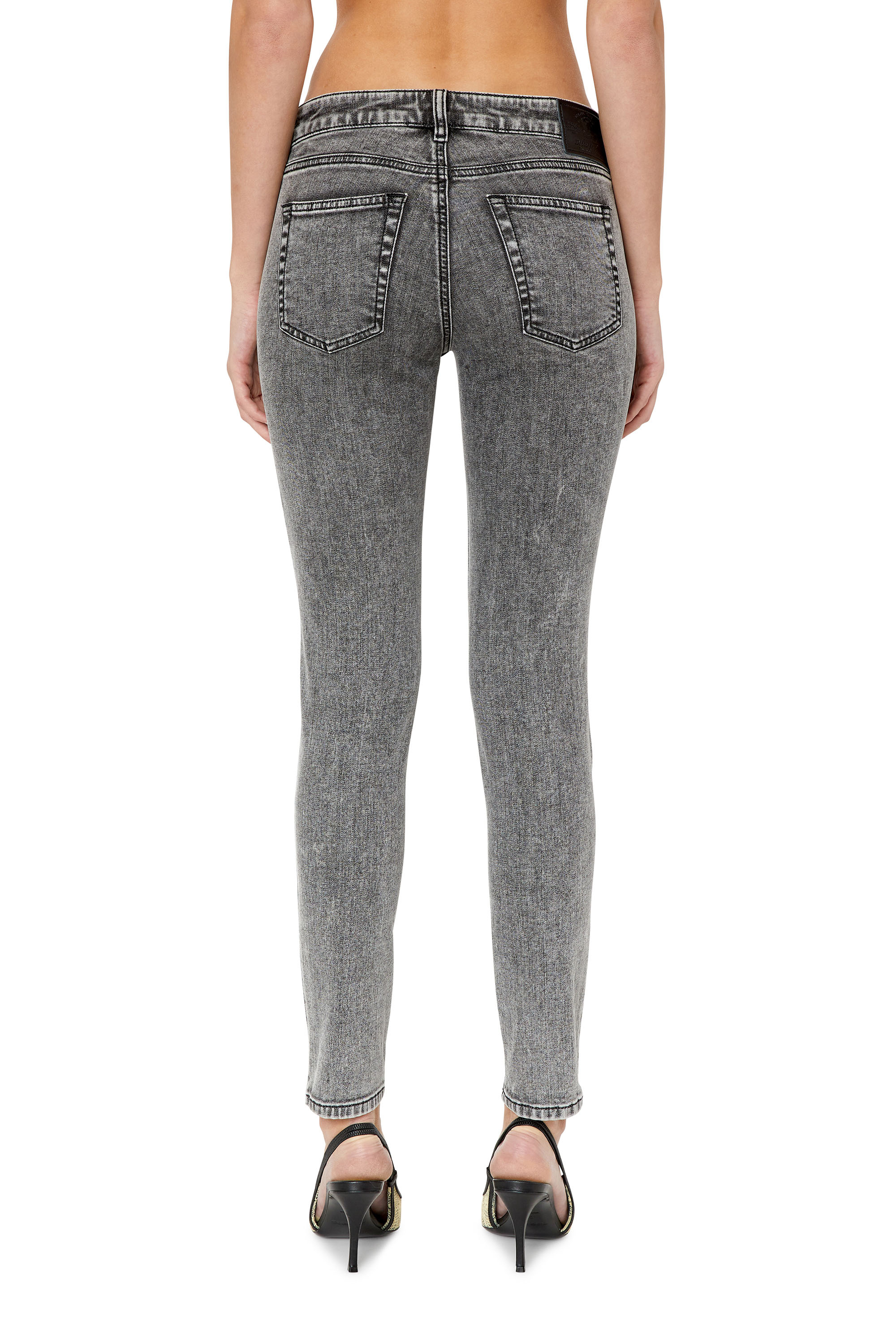 Diesel - D-Ollies JoggJeans® 09E99 Slim, Black/Dark Grey - Image 2