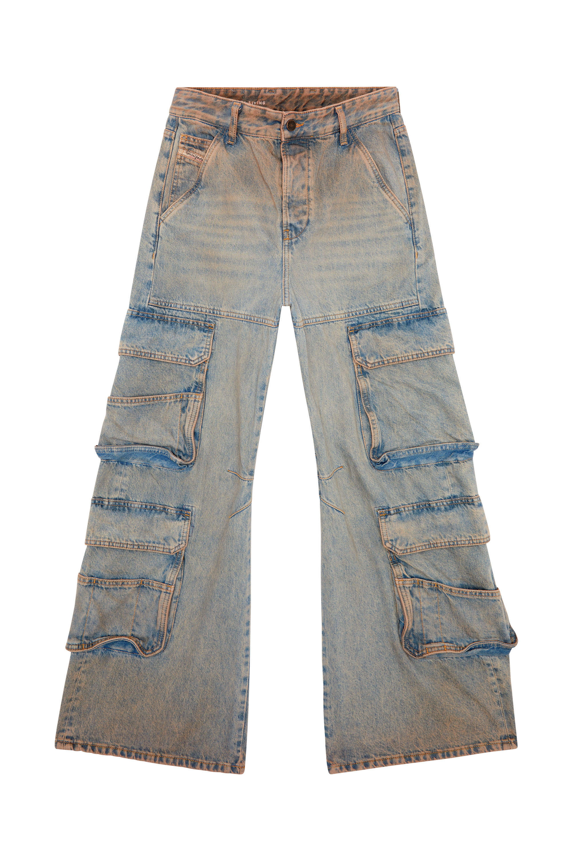 Diesel - Female Straight Jeans 1996 D-Sire 0KIAI, Light Blue - Image 3
