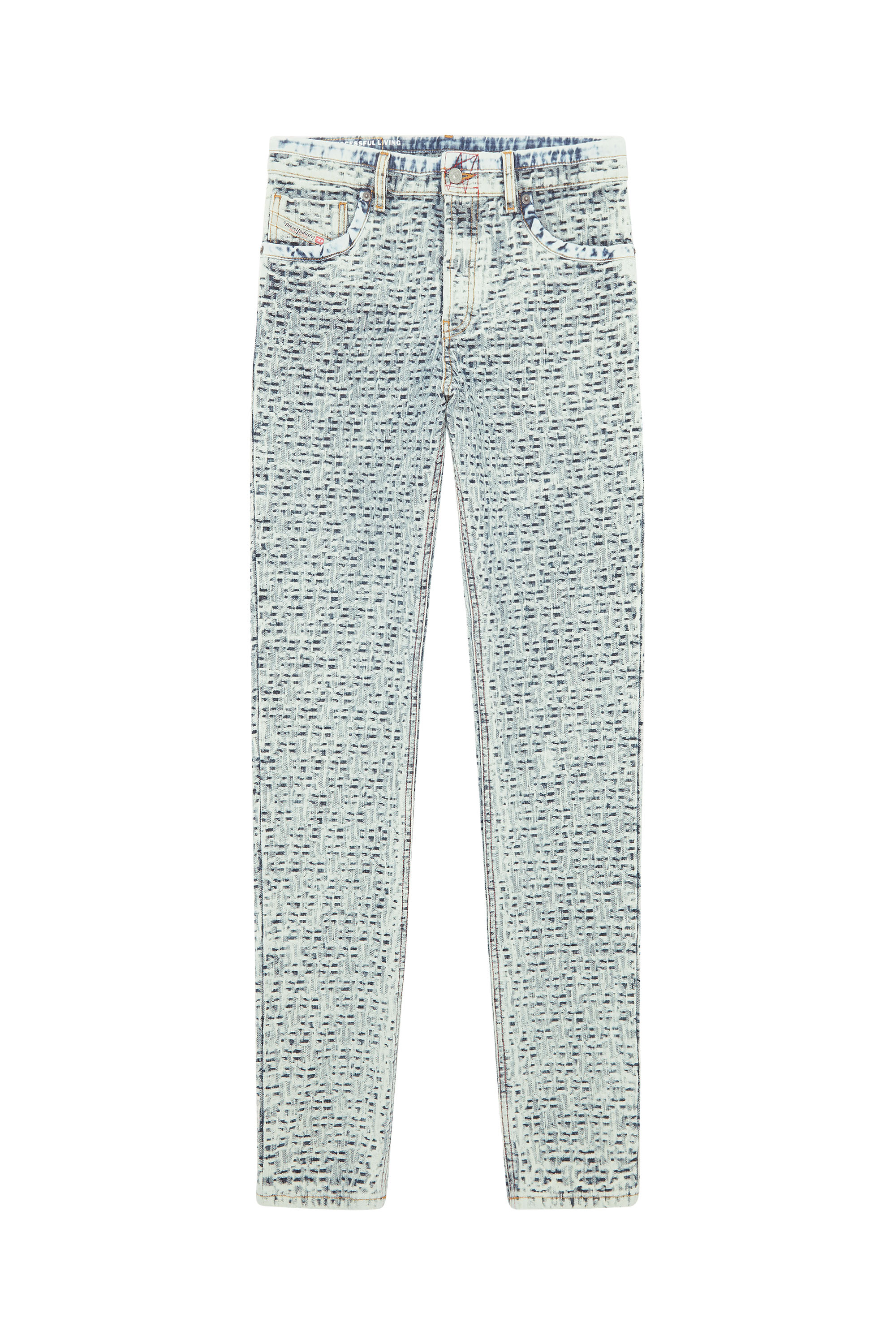Diesel - 1995 0EMAA Straight Jeans, Bleu Clair - Image 3