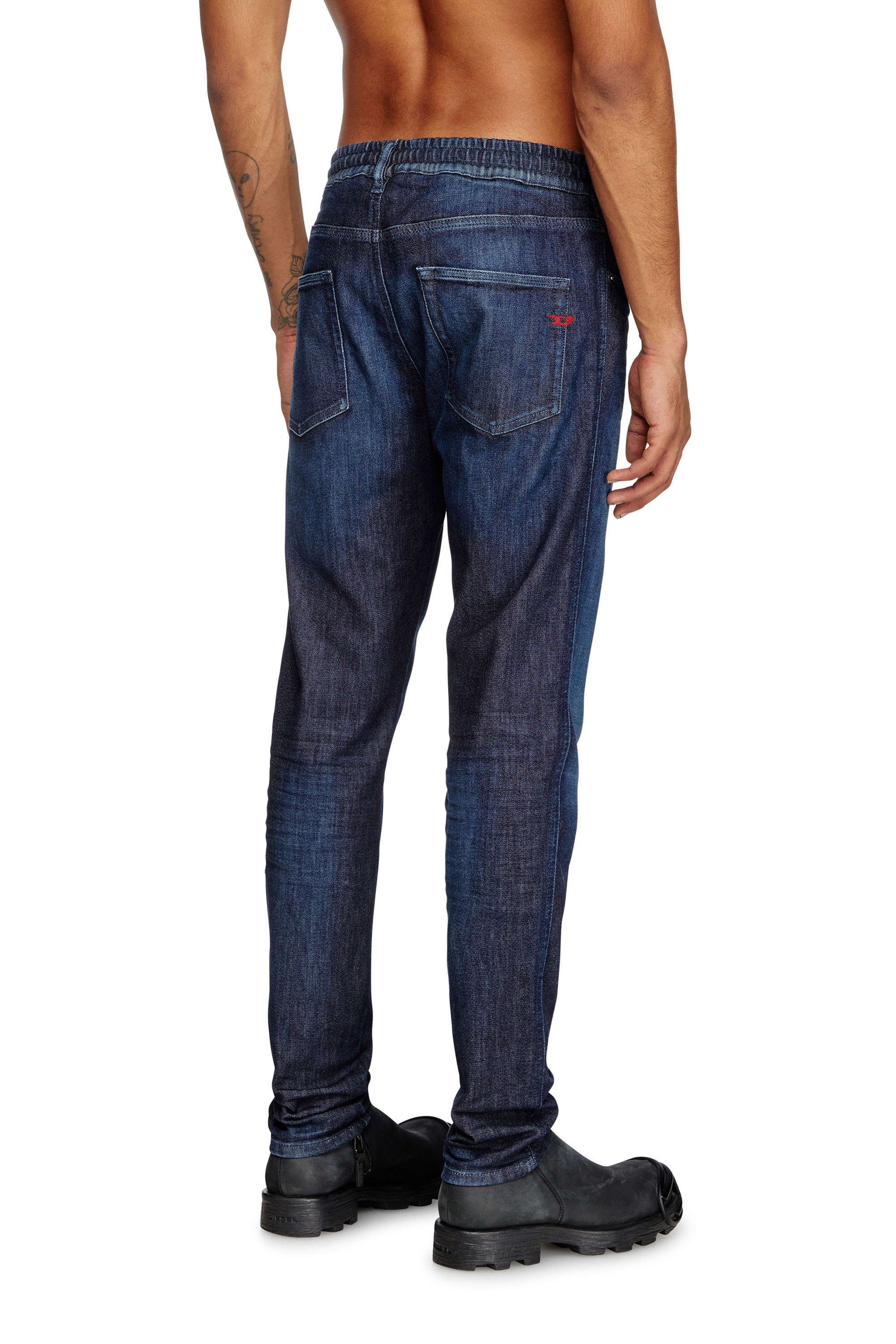 Diesel - Male's Slim 2060 D-Strukt Joggjeans® 09L11, Dark Blue - 4