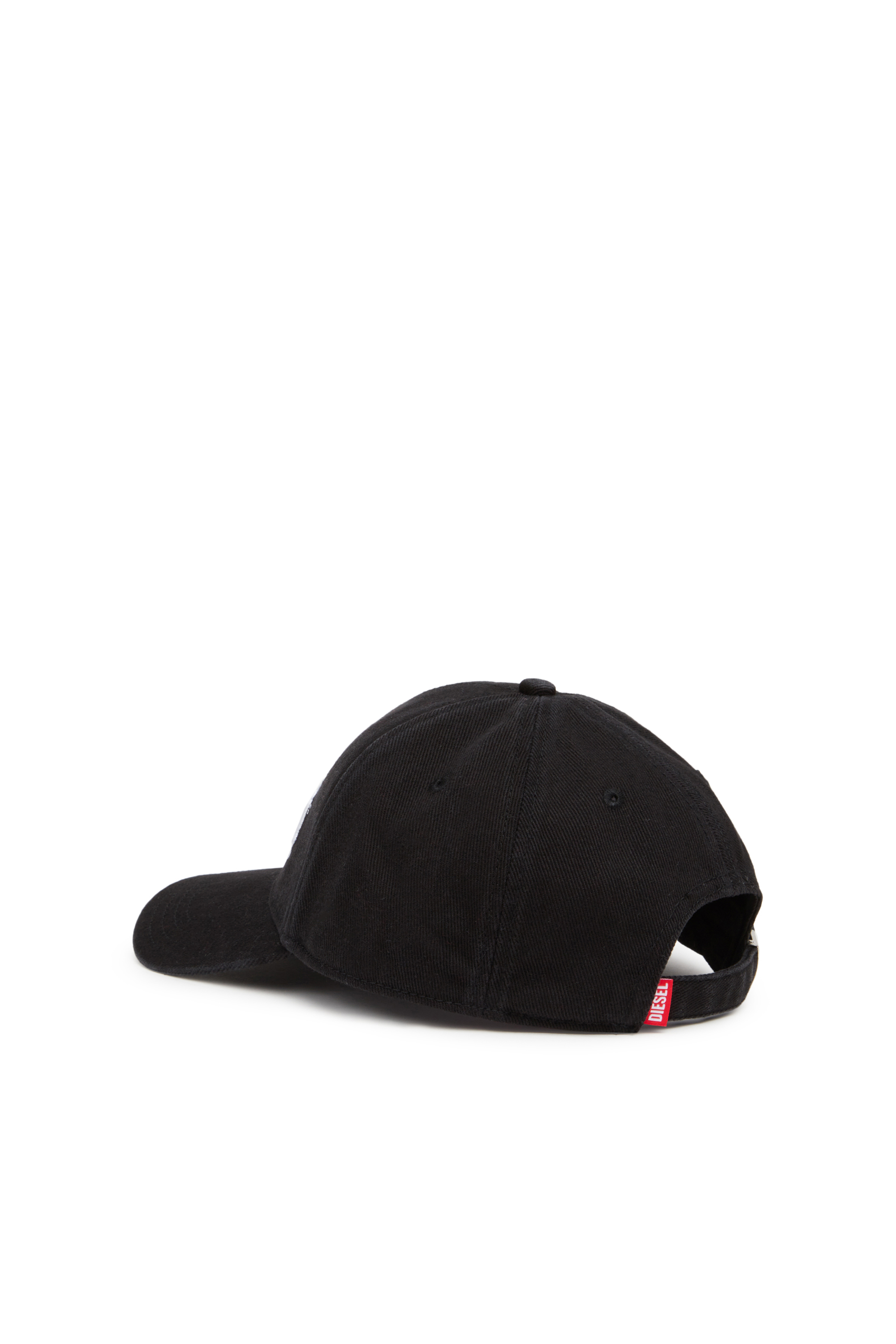 Diesel - CORRY-DIV-WASH, Male's Baseball cap with logo embroidery in Black - 2