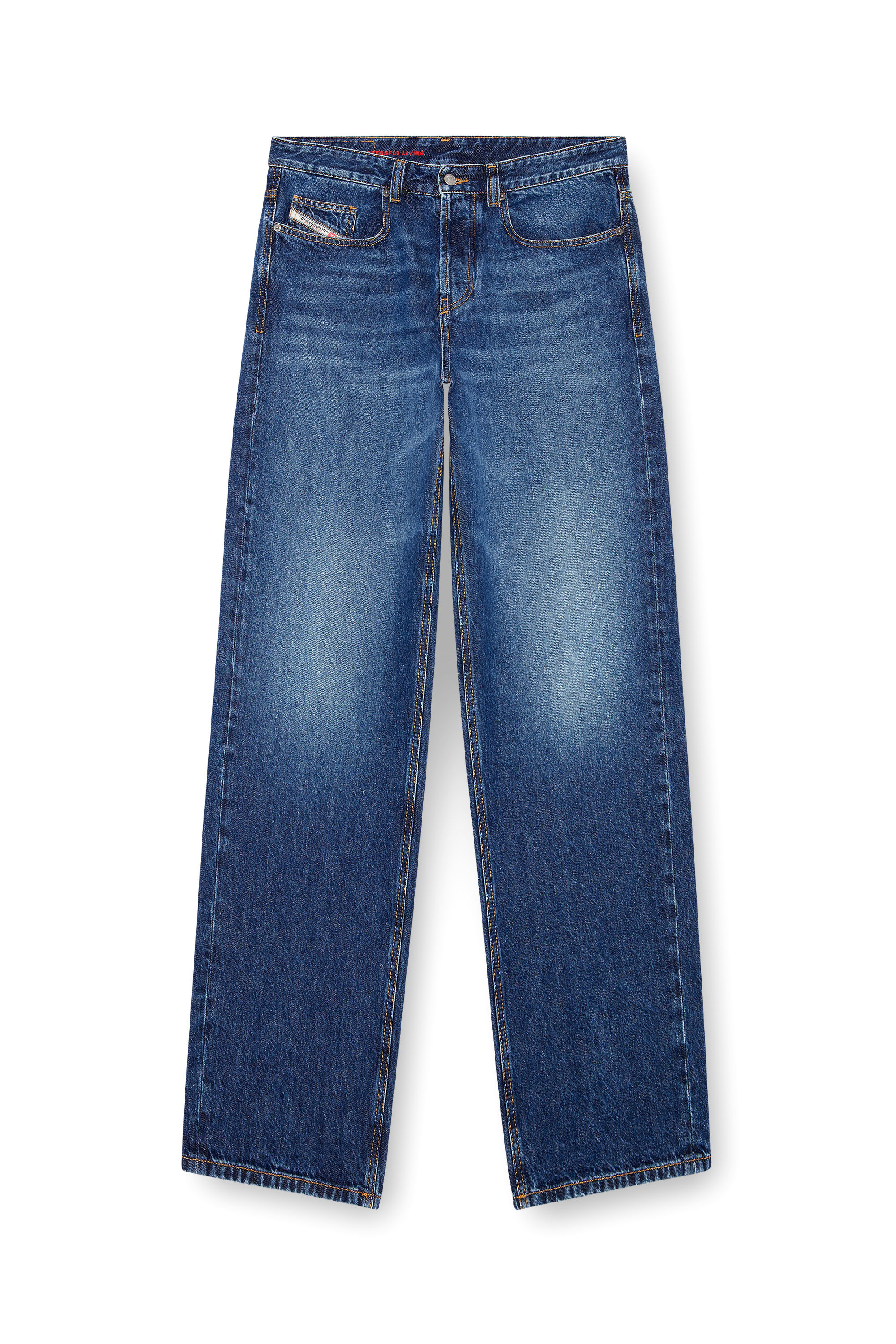 Diesel - Male's Relaxed Jeans 2001 D-Macro 09I27, Medium Blue - 5