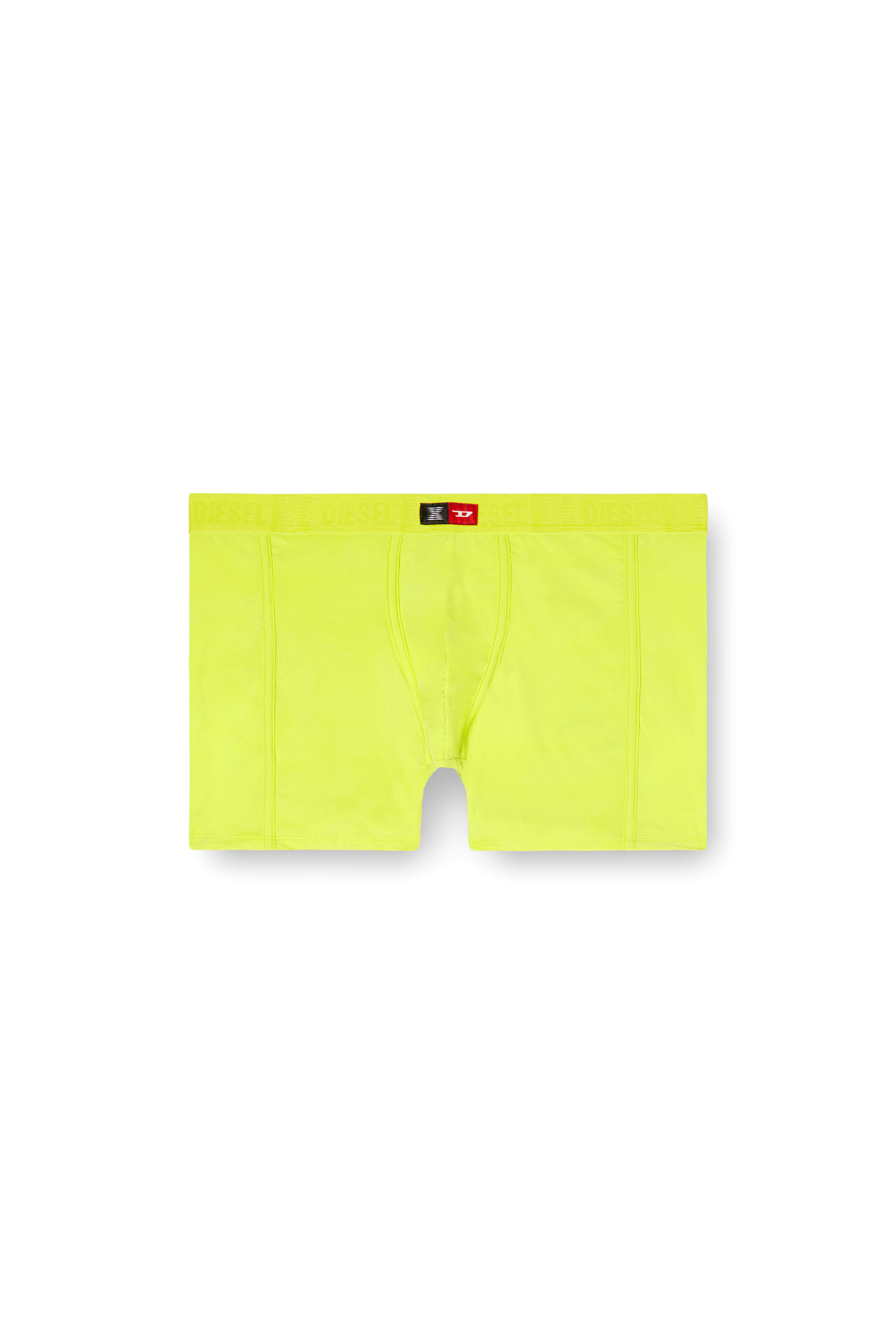 Diesel - FLOCKED-BOXER-BRIEFS, Male's Flocked microfibre boxer briefs in Green Fluo - 5