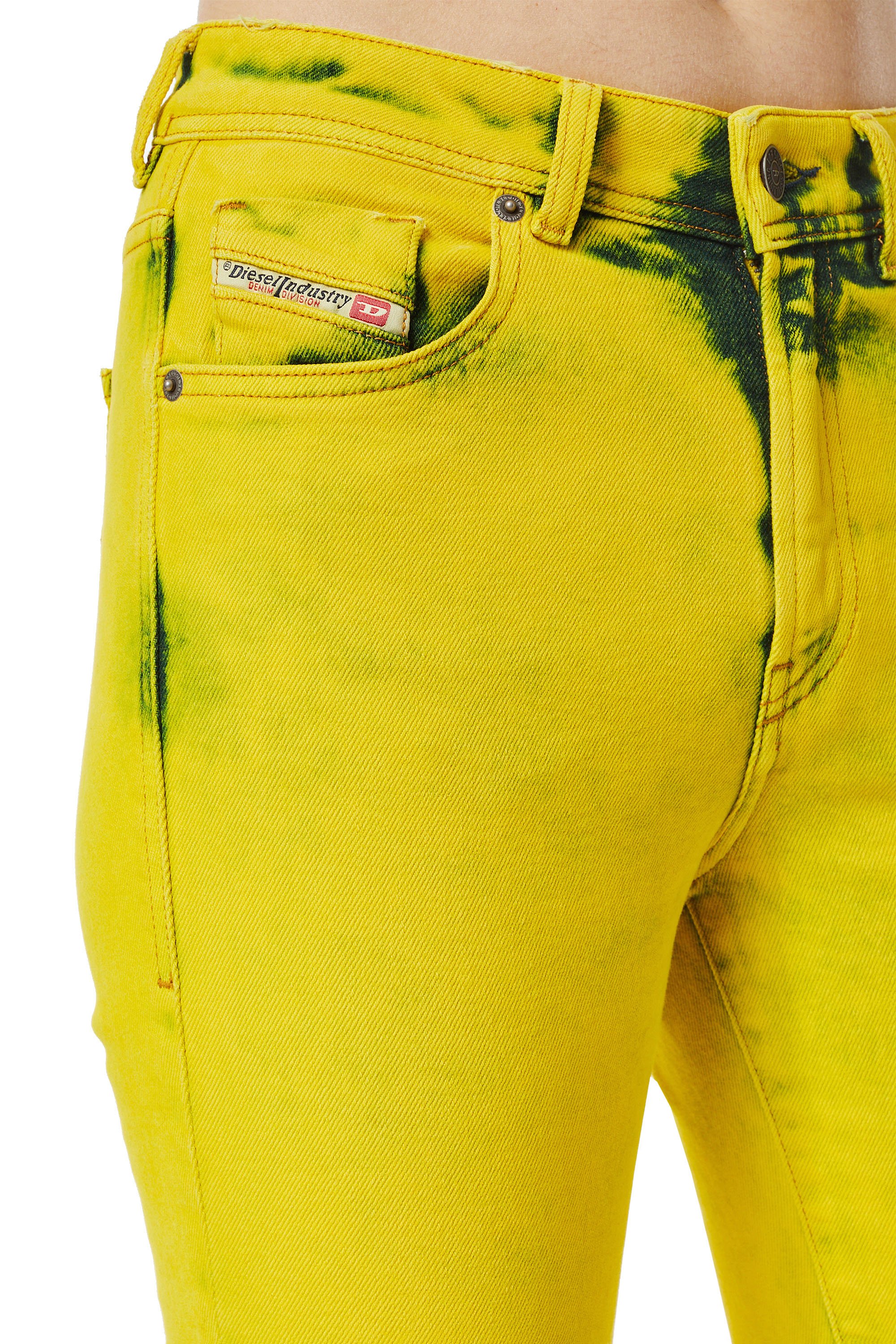 Diesel - 2004 09C95 Tapered Jeans, Yellow - Image 4