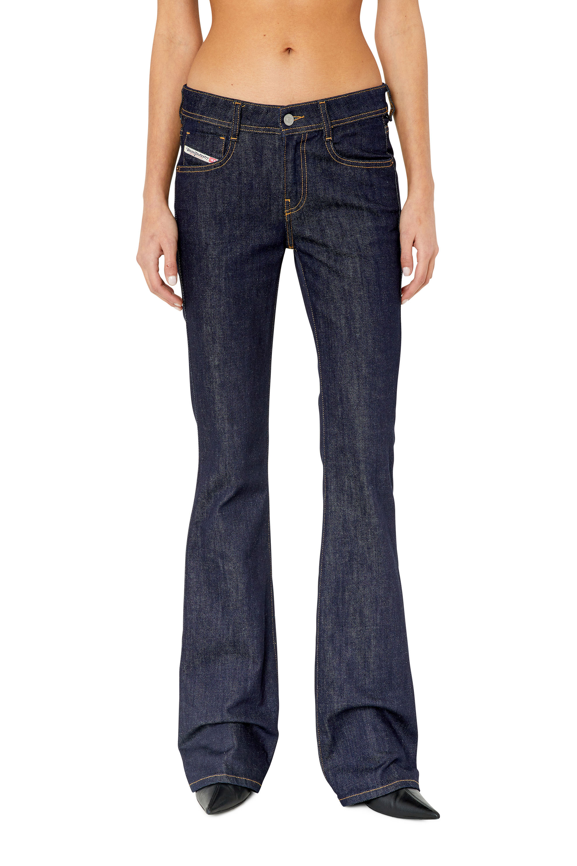 Diesel - 1969 D-EBBEY Z9B89 Bootcut and Flare Jeans, Dark Blue - Image 2