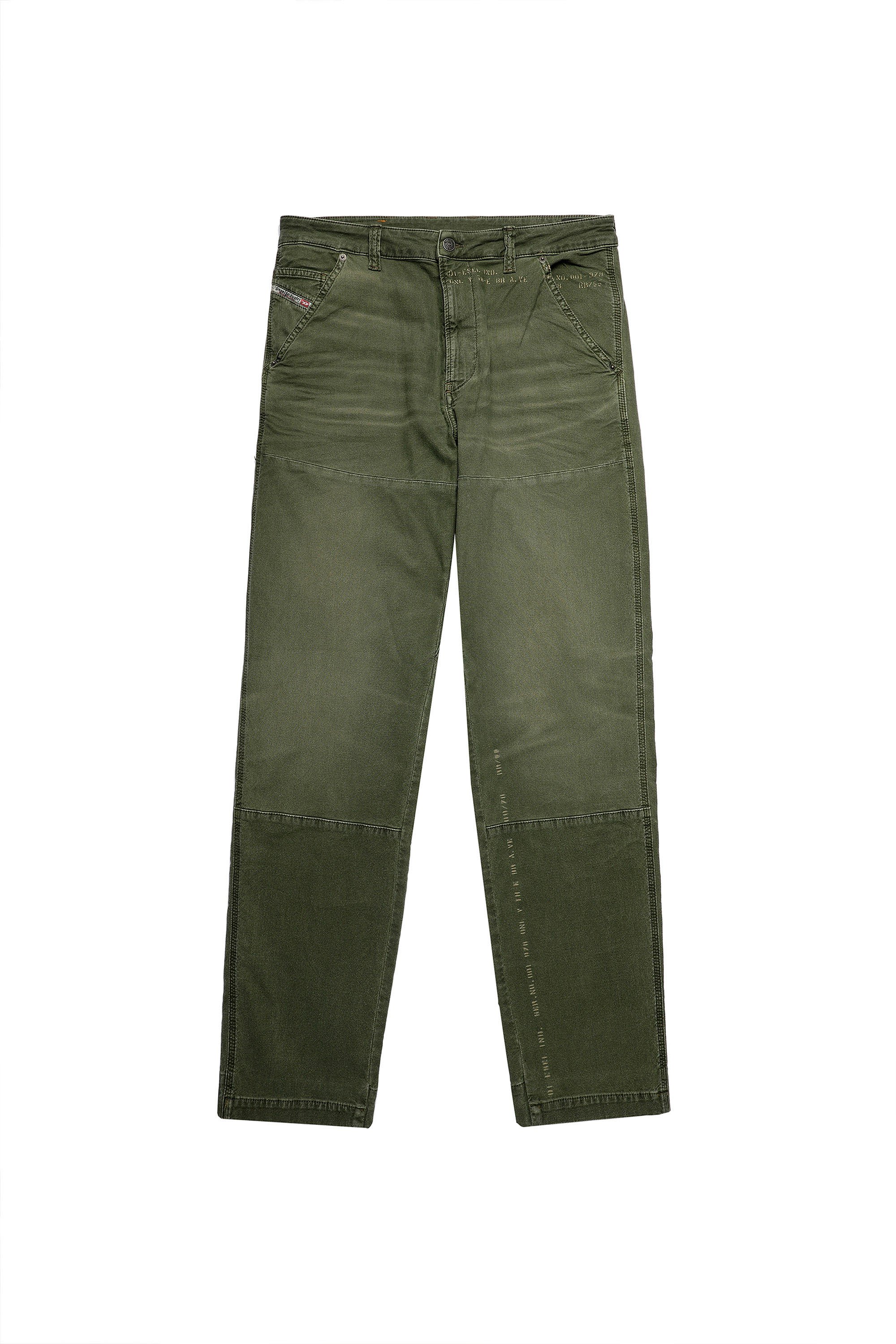 Diesel - D-Azerr JoggJeans® 069WH Straight, Military Green - Image 7