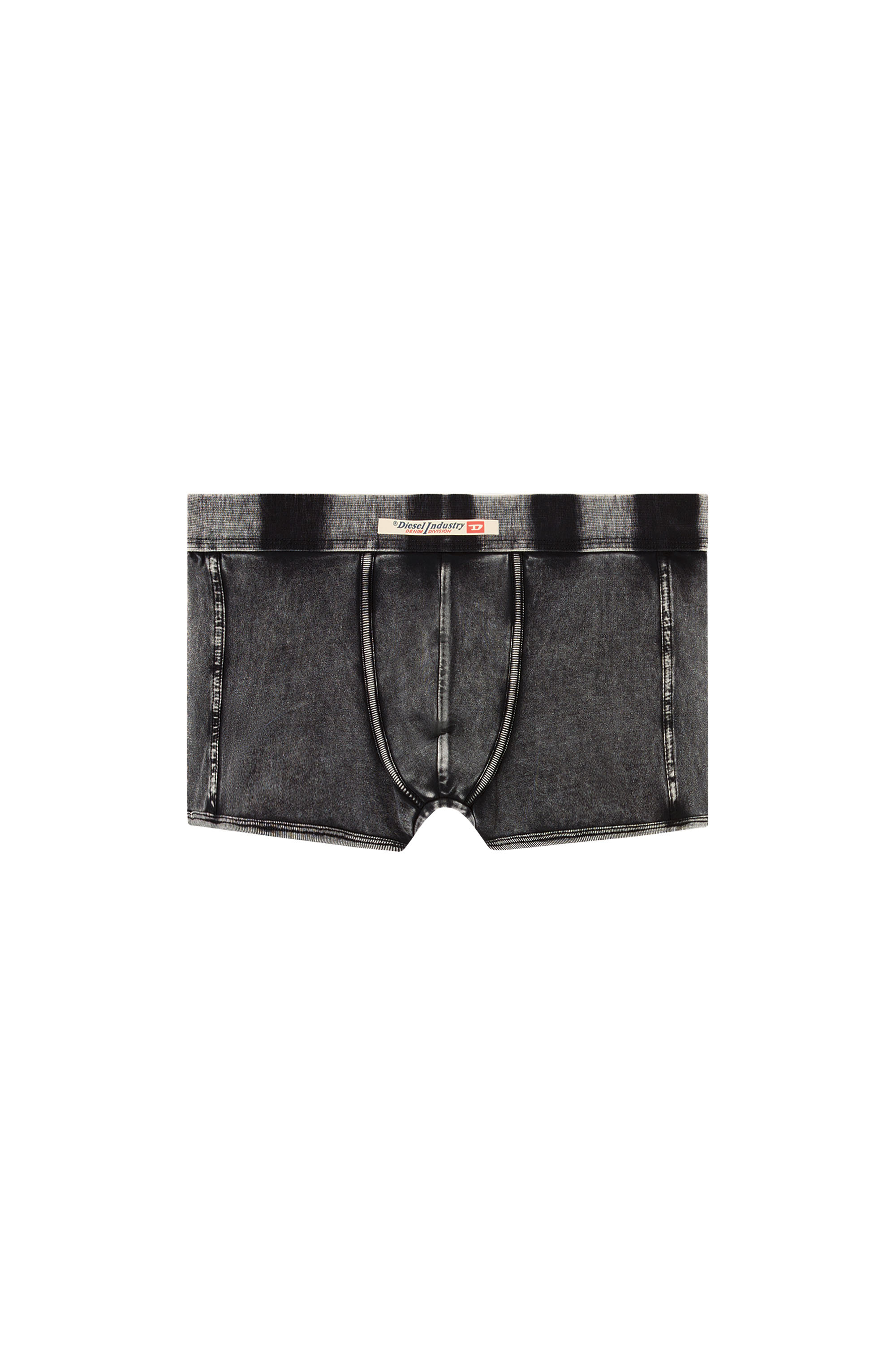 Diesel - DAMIEN-DNM, Male's Denim-effect boxer briefs in Black - 4