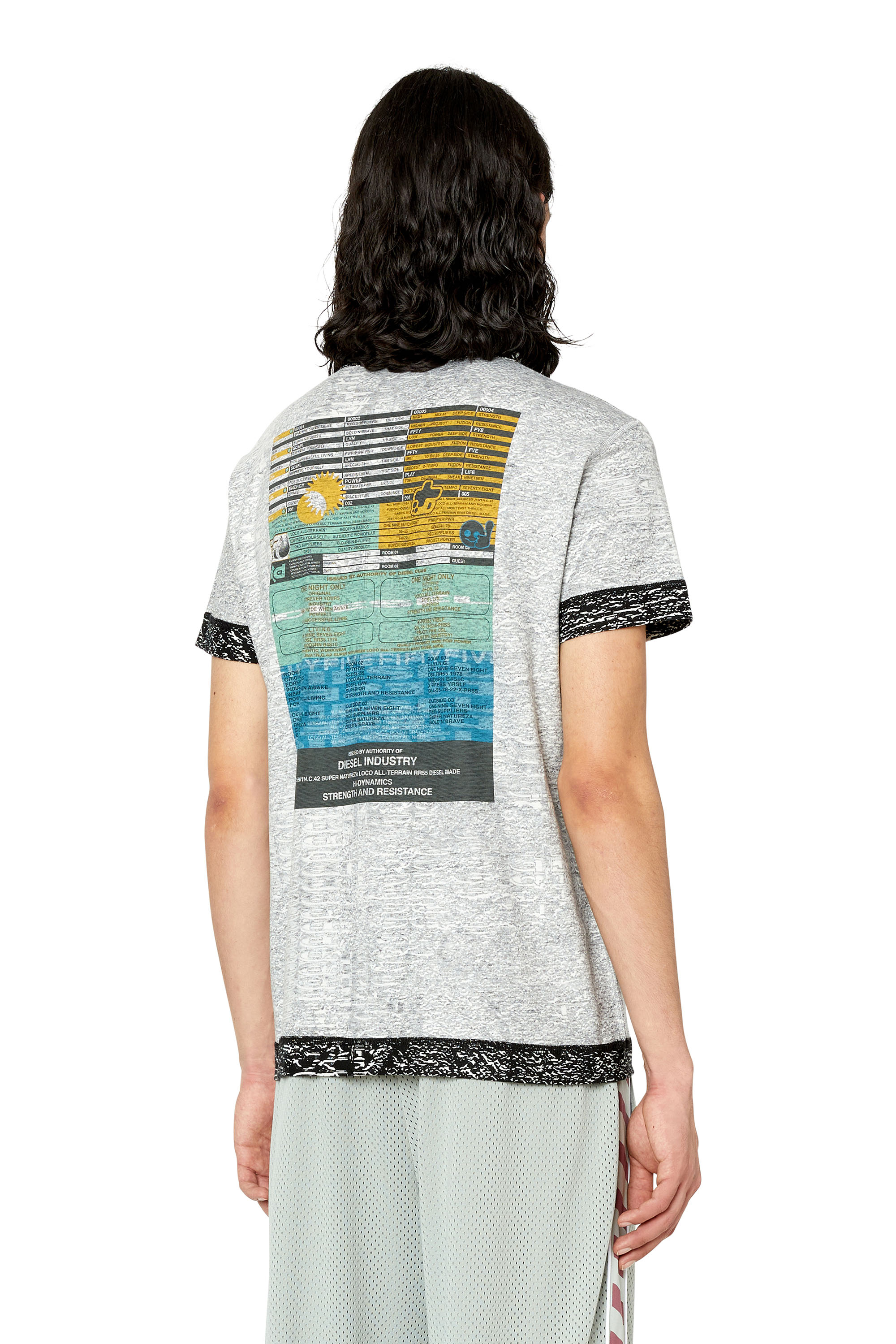 Diesel - T-INYSIDE, Grey - Image 3