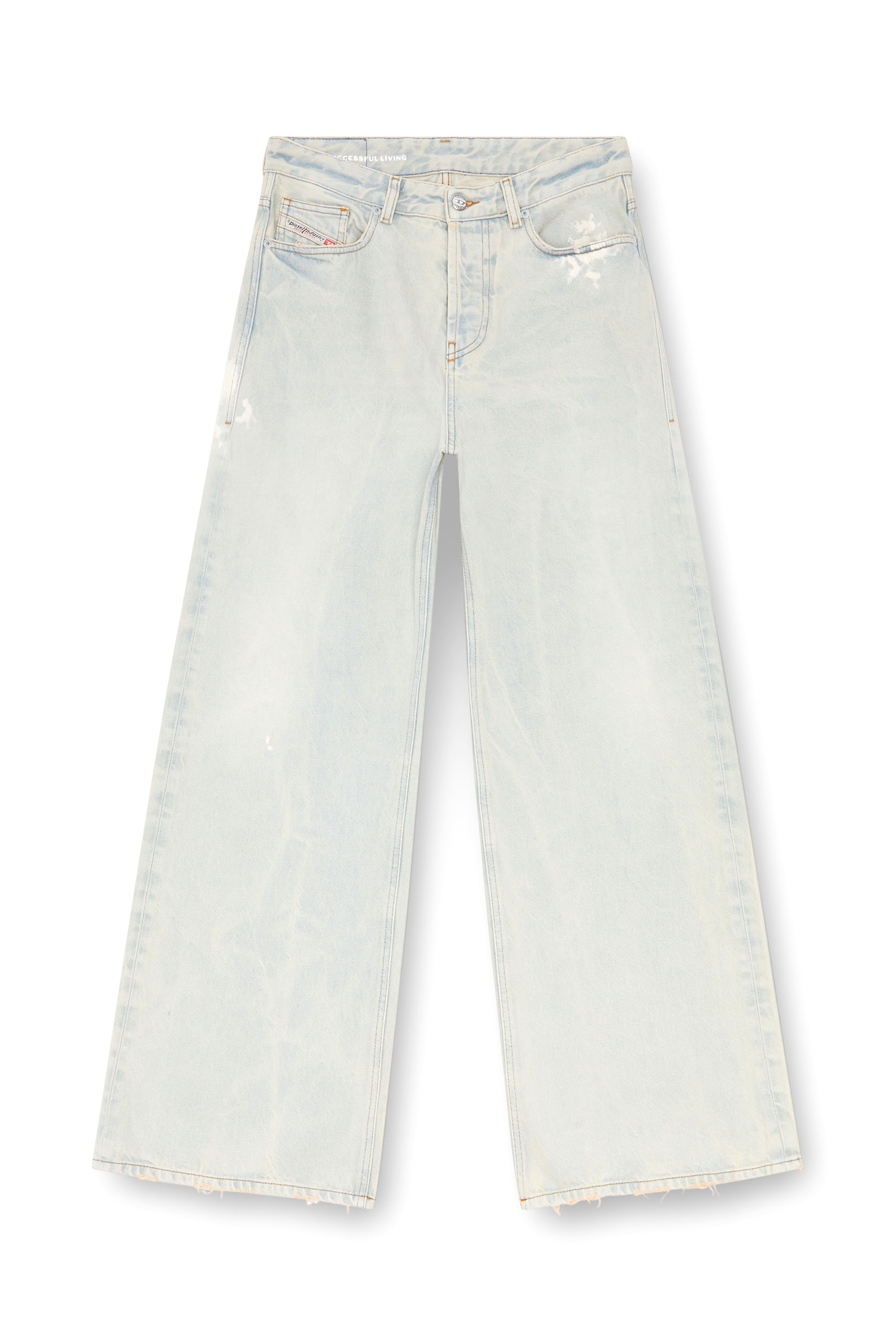 Diesel - Female Straight Jeans 1996 D-Sire 09J81, Light Blue - Image 3