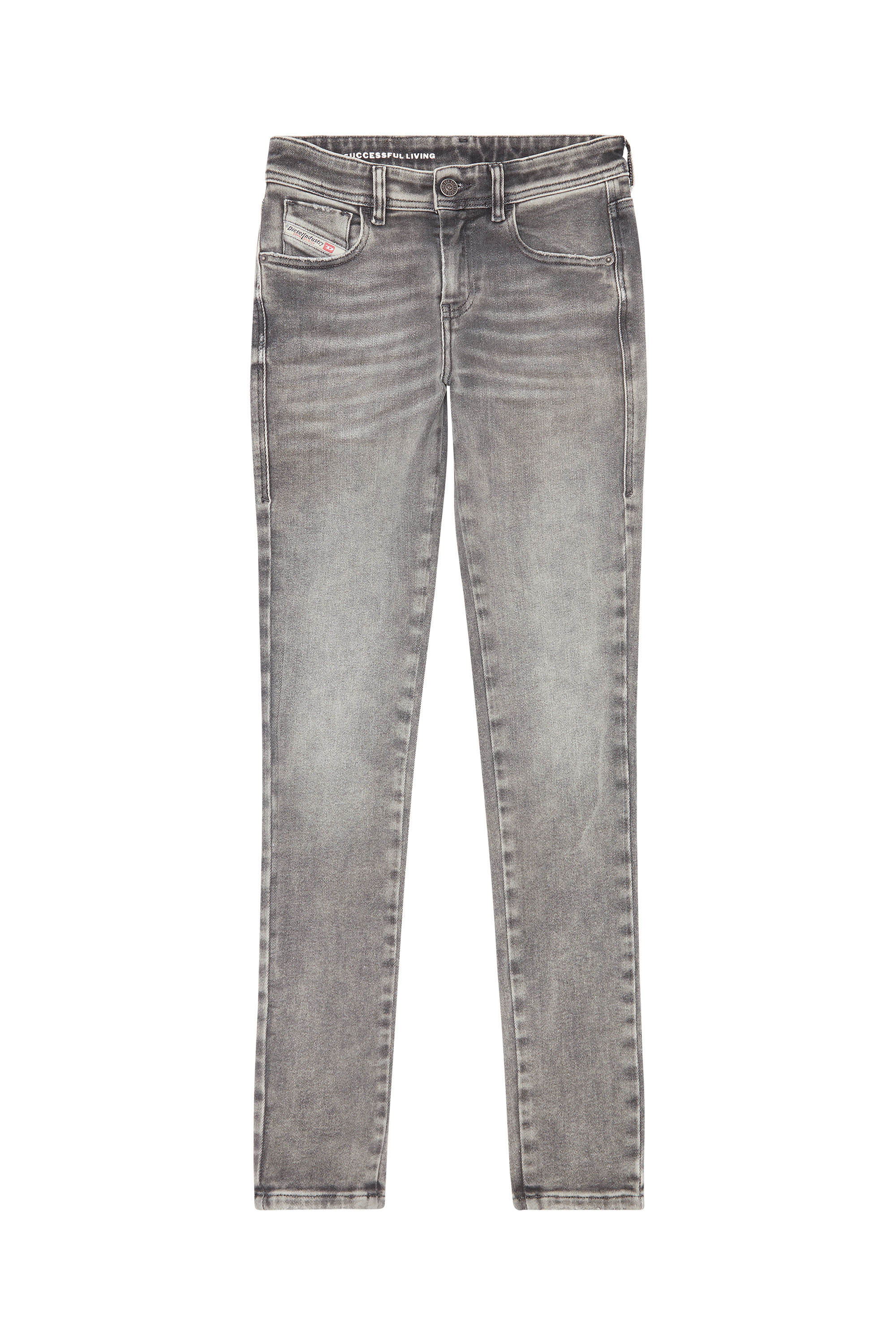 Diesel - Super skinny Jeans 2017 Slandy 068GL, Gris - Image 4