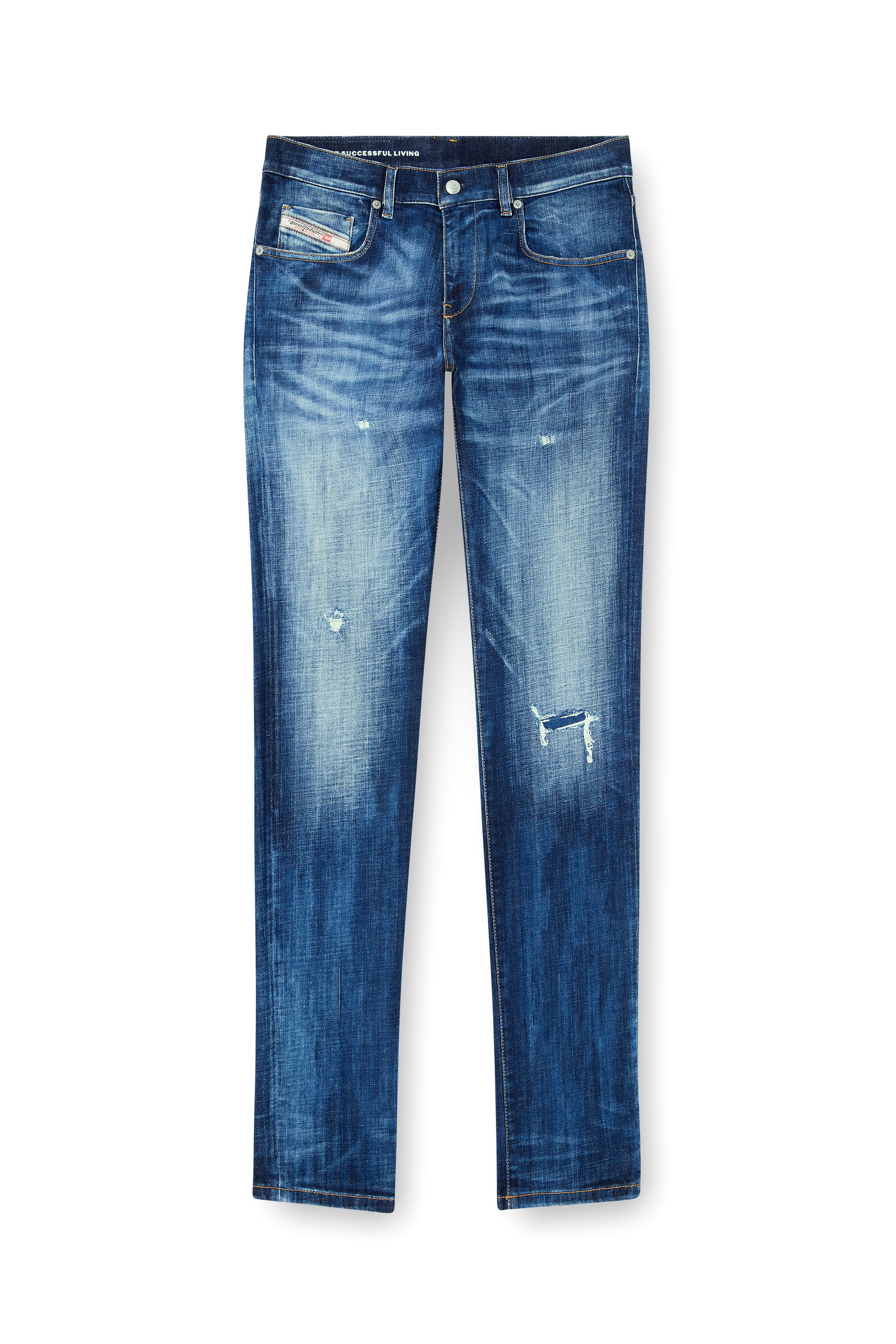 Diesel - Male's Slim Jeans 2019 D-Strukt 09M17, Dark Blue - 3