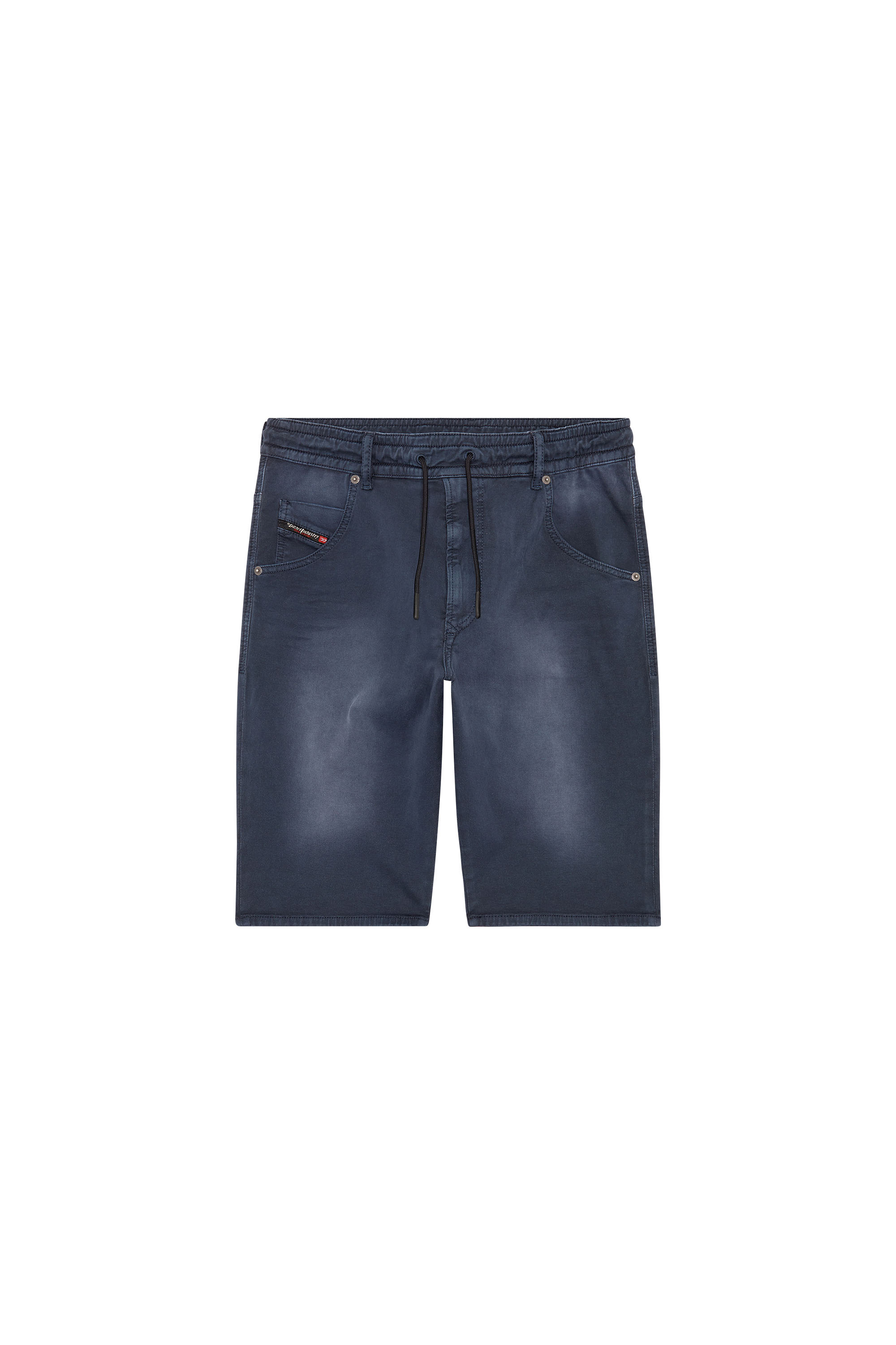 Diesel - D-KROOSHORT-Z JOGGJEANS, Male Coloured shorts in JoggJeans® in Blue - Image 5