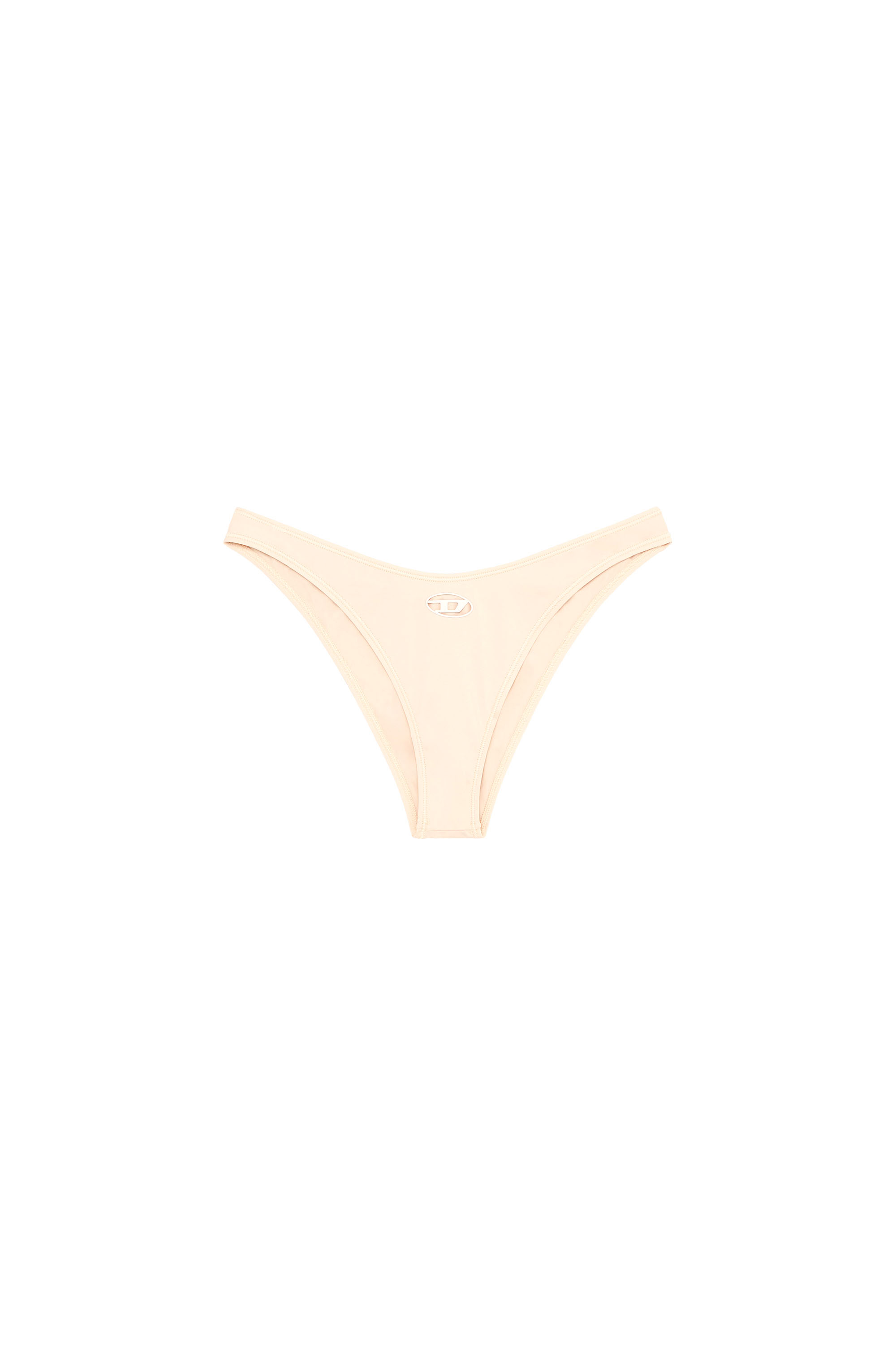 Diesel - PUNCHY-UTLT, Female's Microfibre briefs with cut-out logo in Nude - 4