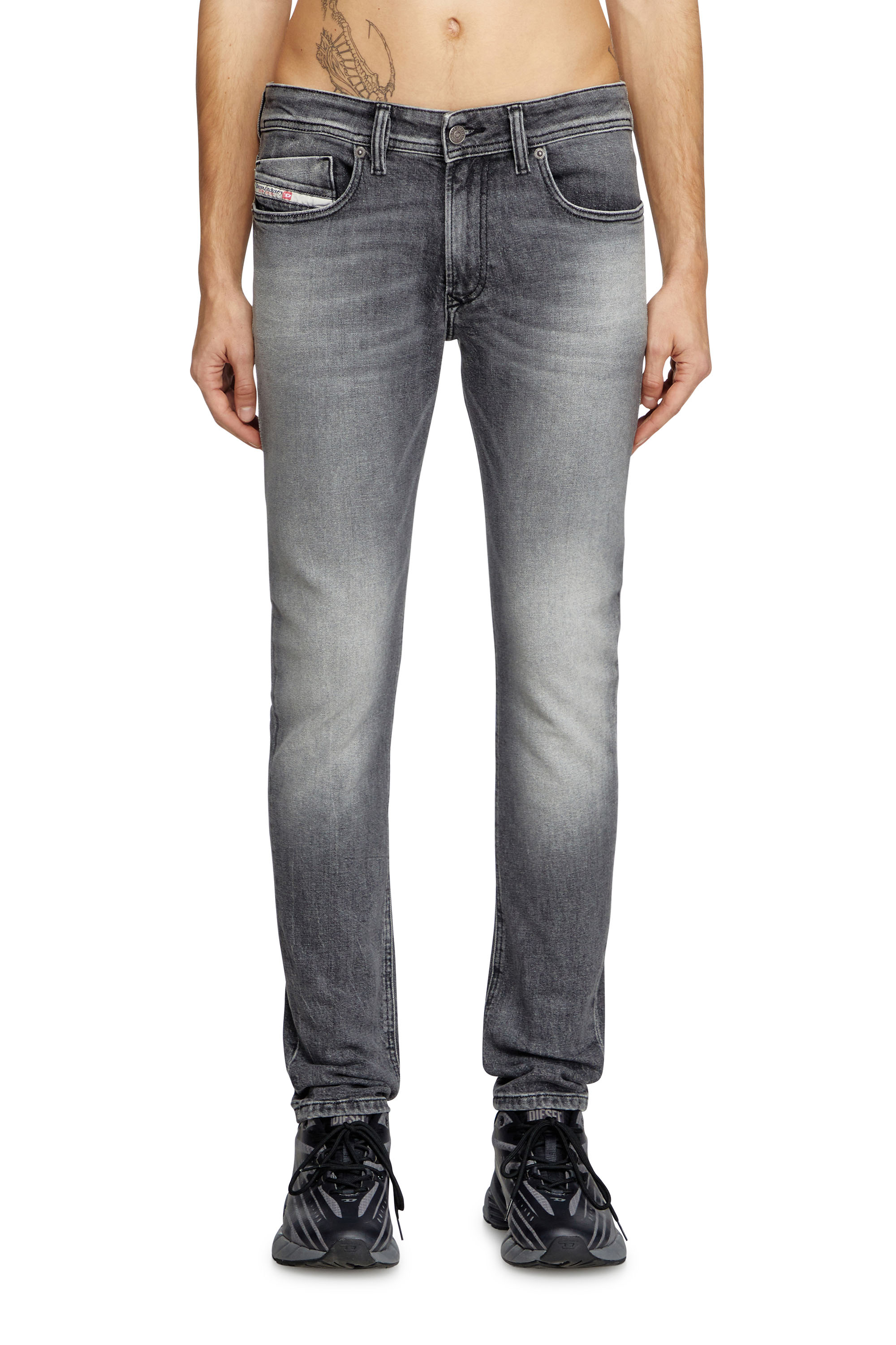 Diesel - Male's Skinny Jeans 1979 Sleenker 0BMBS, Light Grey - 1