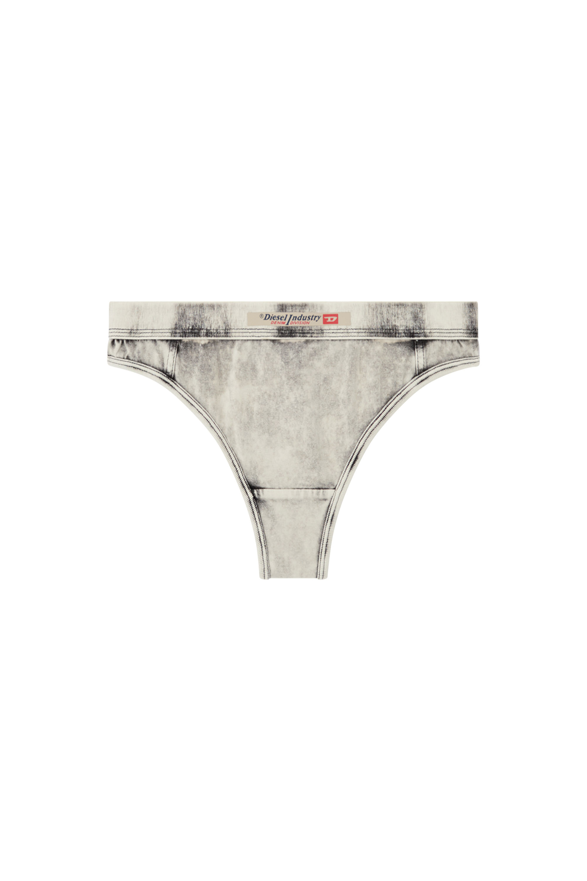 Diesel - CLODIA-DNM, Female's Briefs in denim-effect jersey in Grey - 4