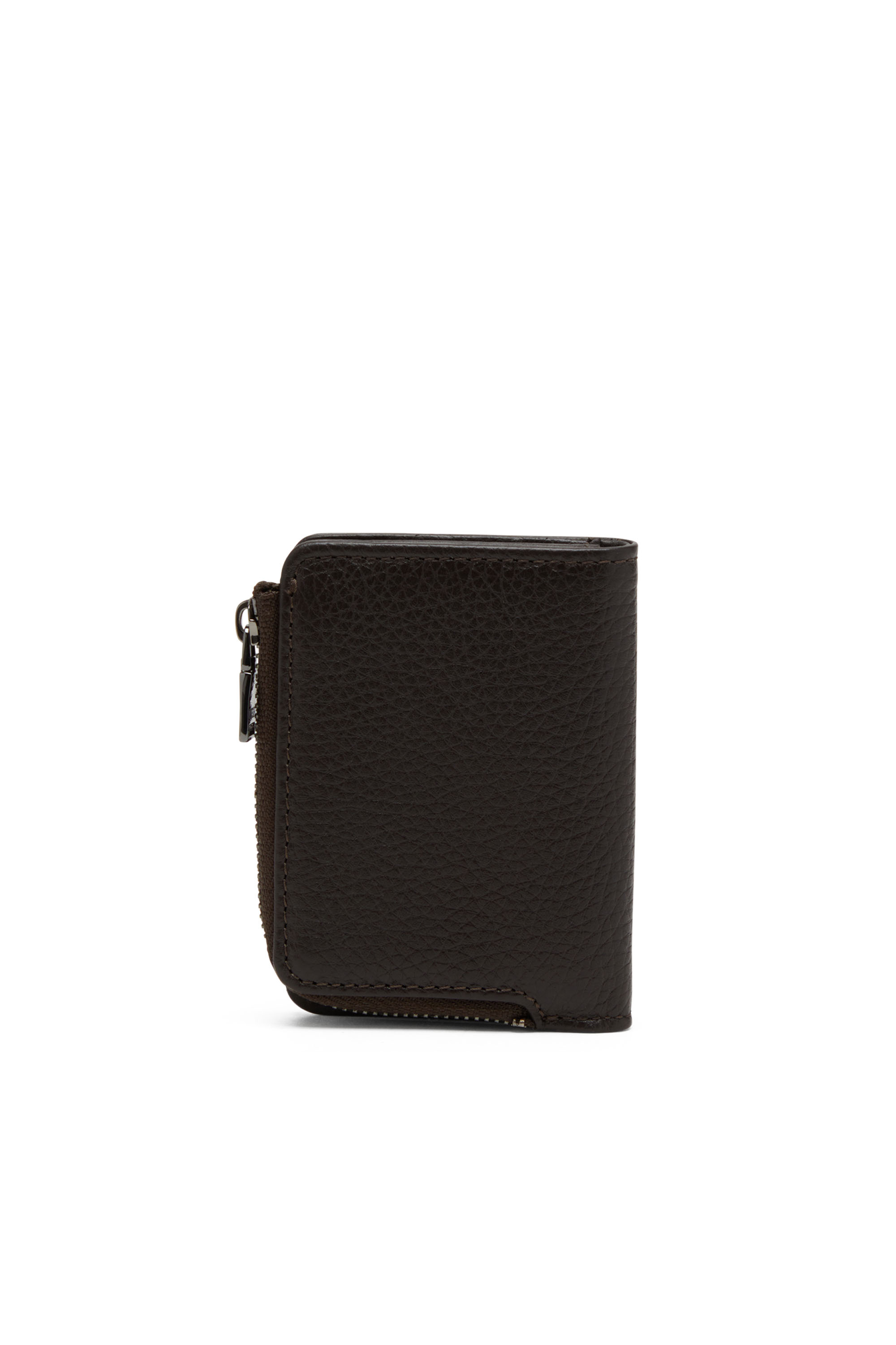 Diesel - HISSU EVO CARD HOLDER L, Male's Leather card holder in Brown - 2