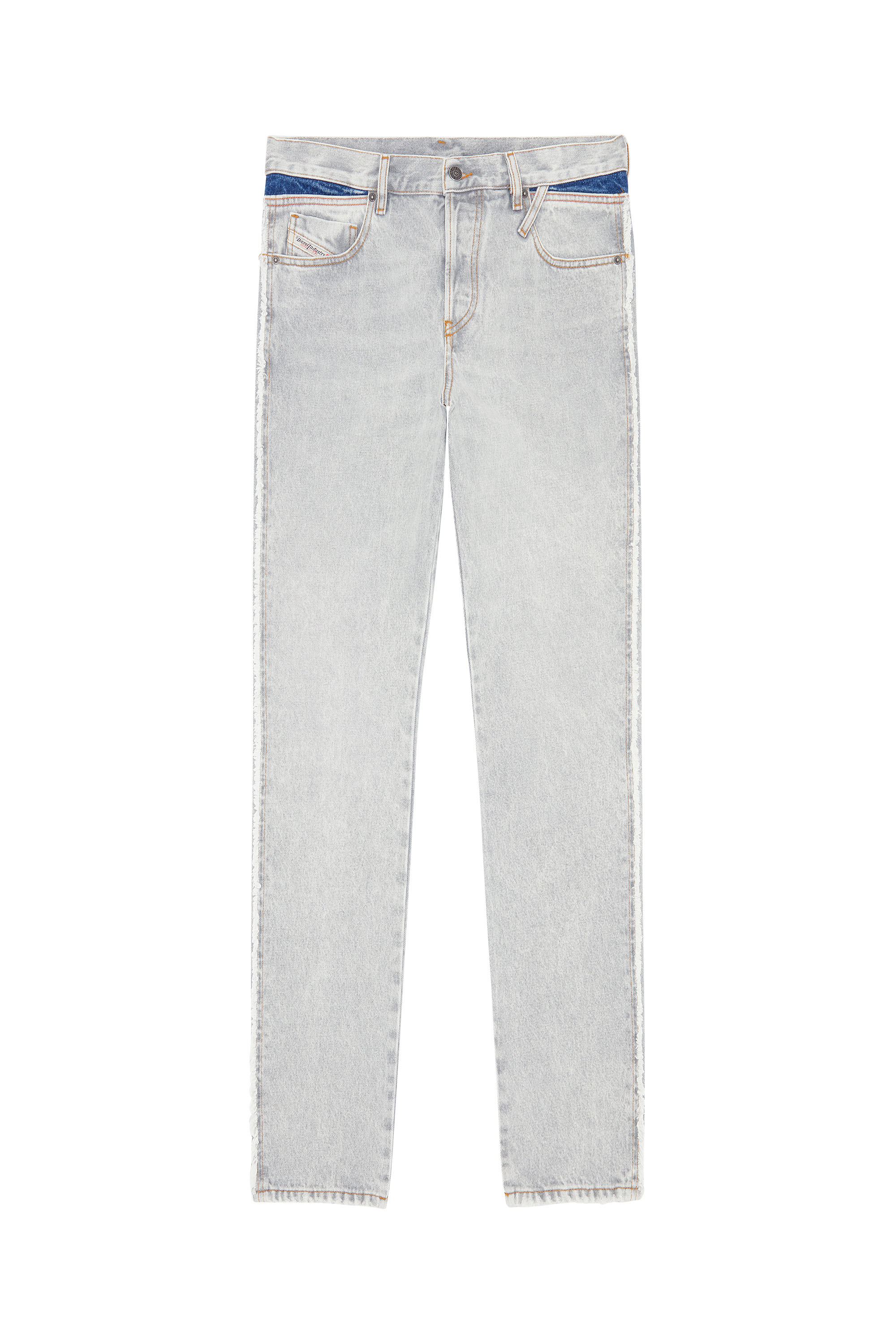 Diesel - 1995 007N5 Straight Jeans, Light Grey - Image 1