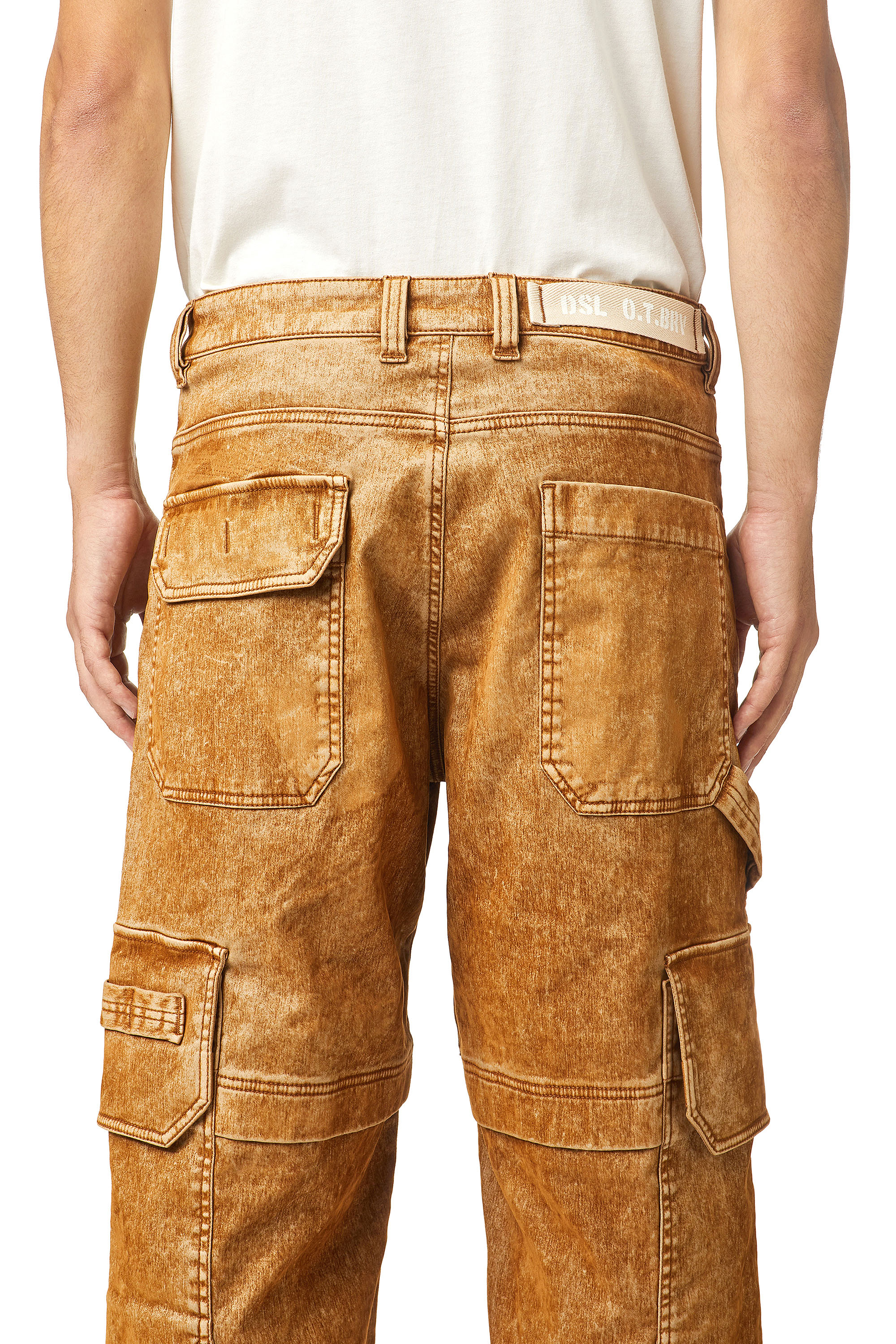 Diesel - D-Multy JoggJeans® 0AFAT Tapered, Light Brown - Image 5