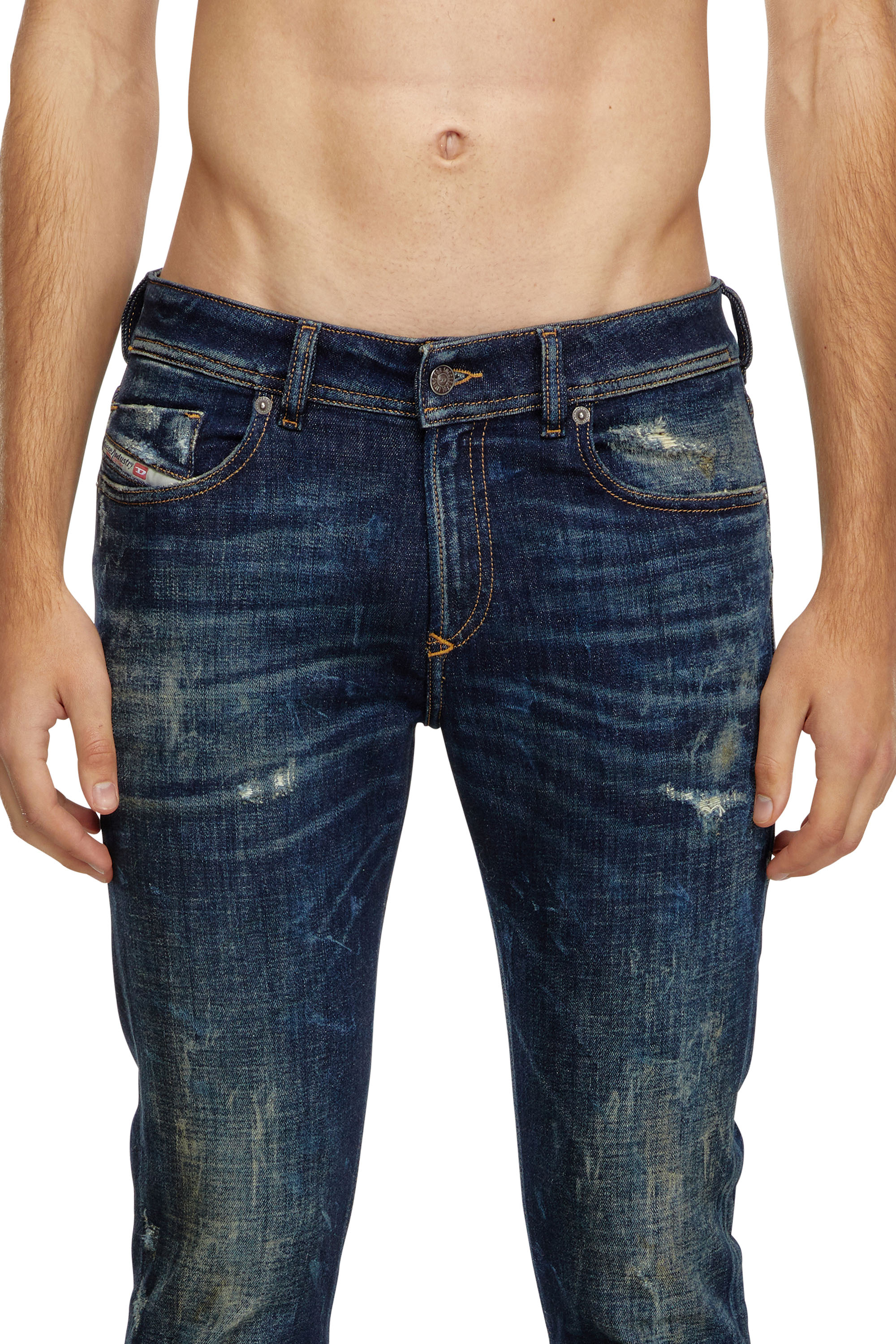 Diesel - Male's Skinny Jeans 1979 Sleenker 09J26, Dark Blue - 5