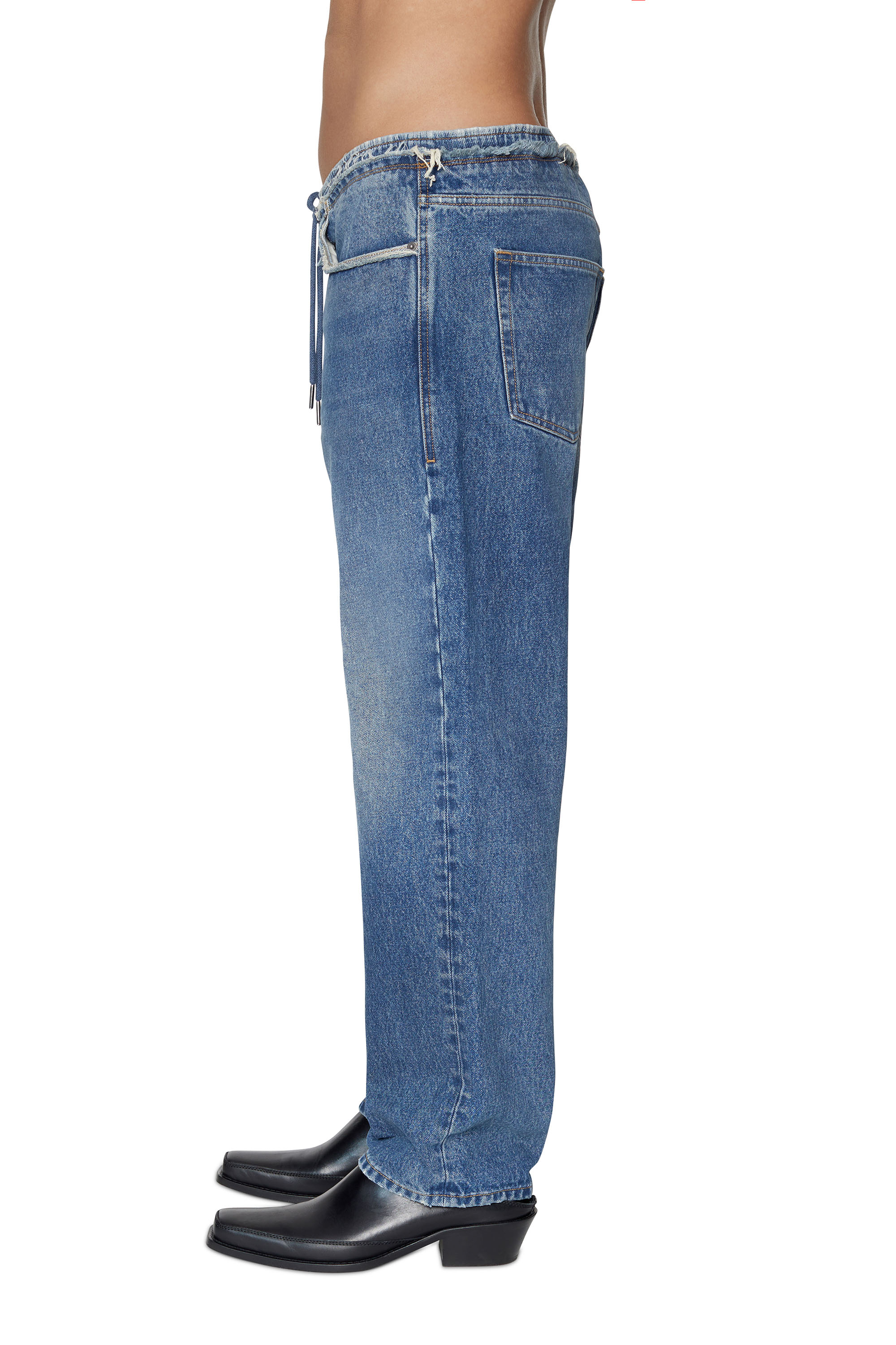 Diesel - D-Sert 007F2 Straight Jeans, Medium Blue - Image 6