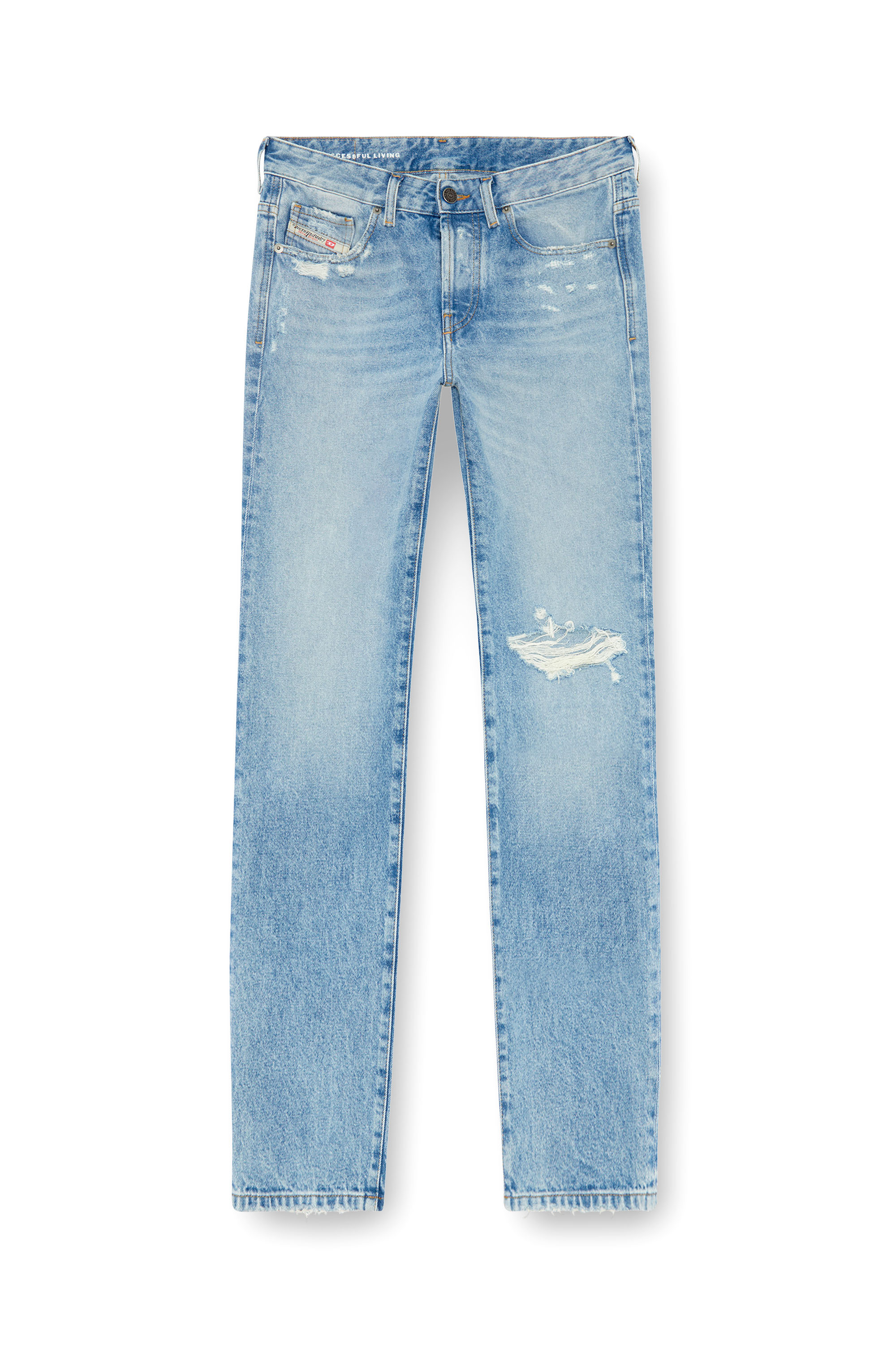 Diesel - Regular Jeans 1989 D-Mine 09J80 Femme, Bleu Clair - Image 5