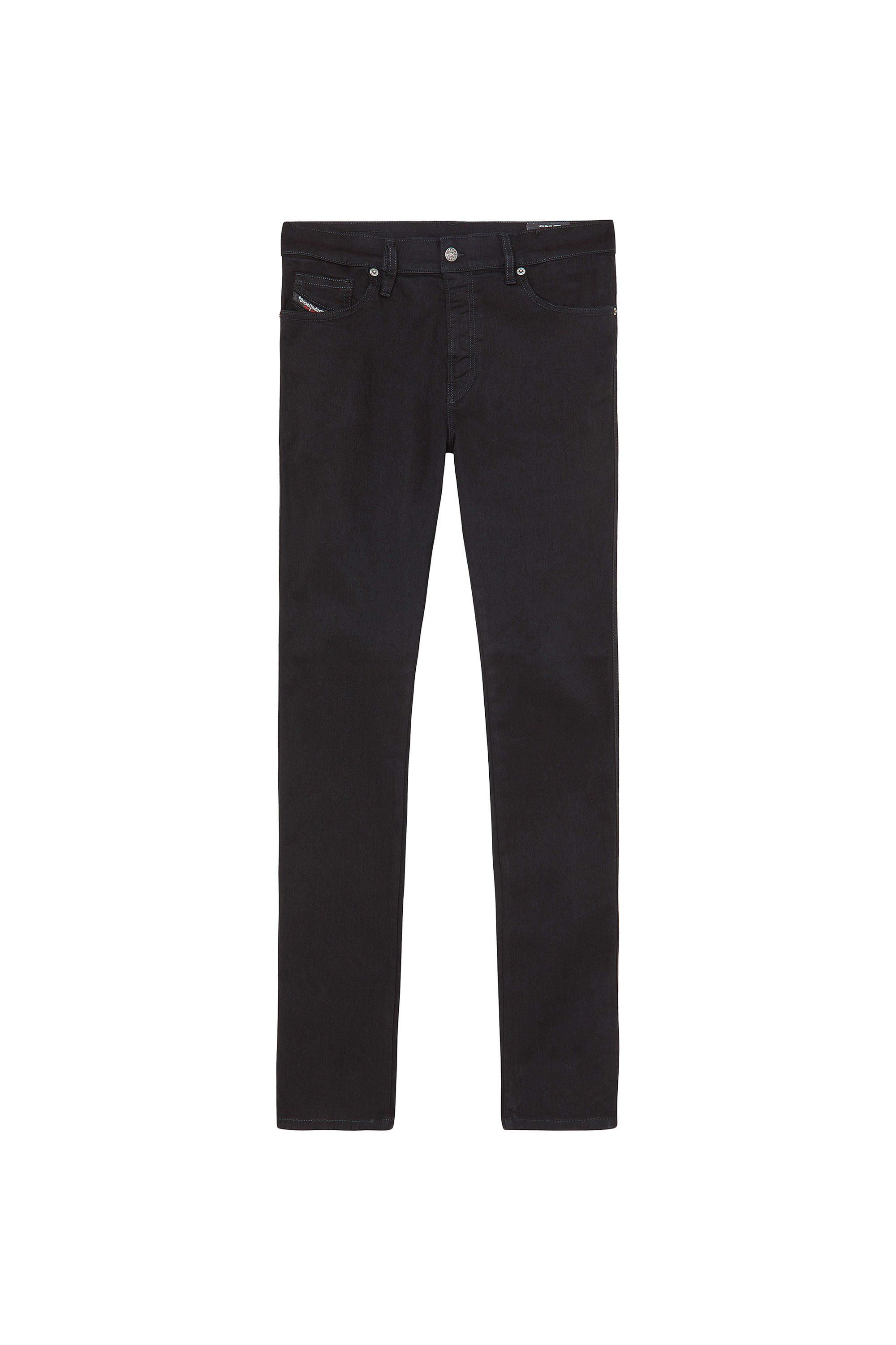 Diesel - D-Istort 069EF Skinny Jeans, Black/Dark Grey - Image 5