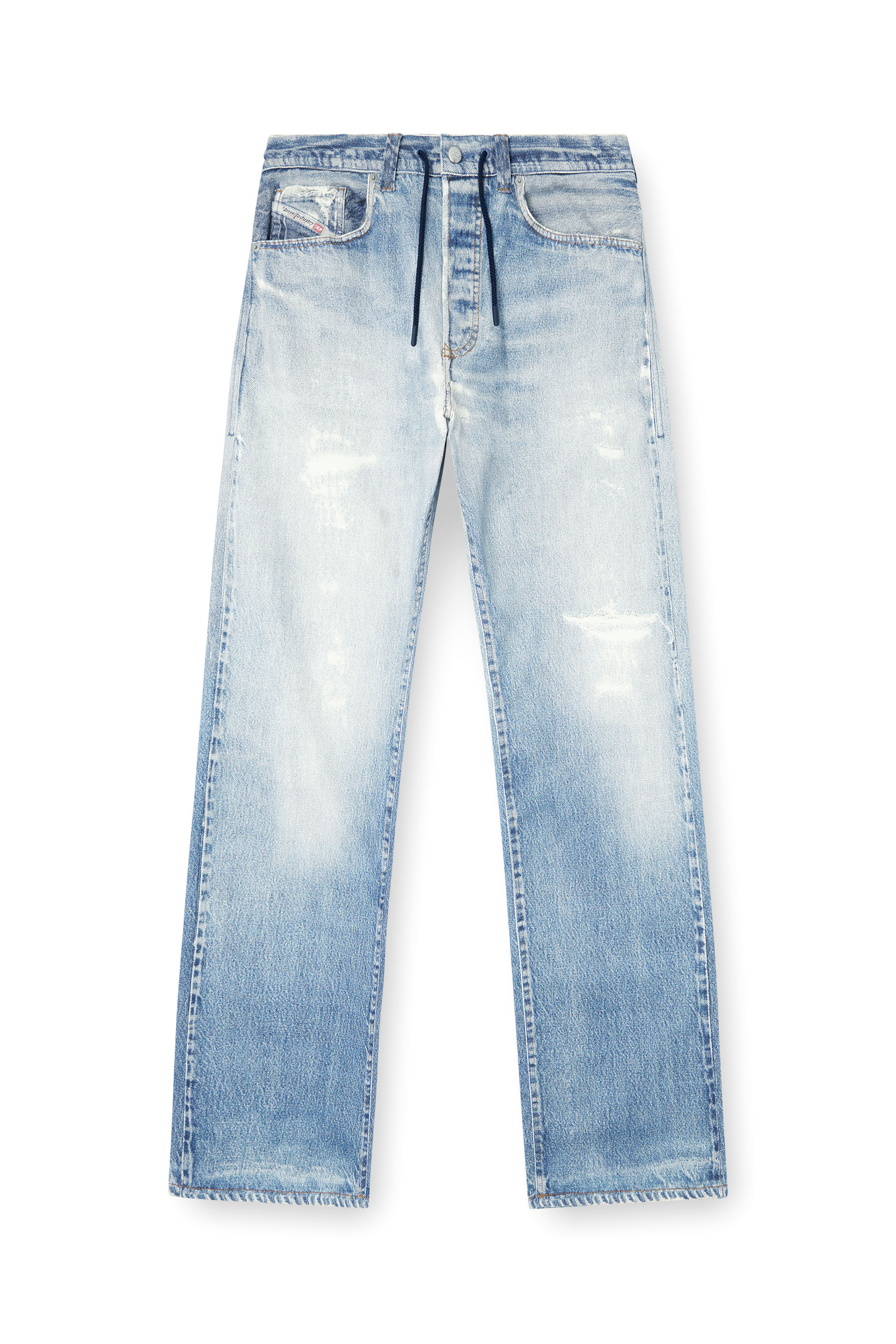 Diesel - Relaxed 2080 D-Reel Joggjeans® 068RX Homme, Bleu Clair - Image 3