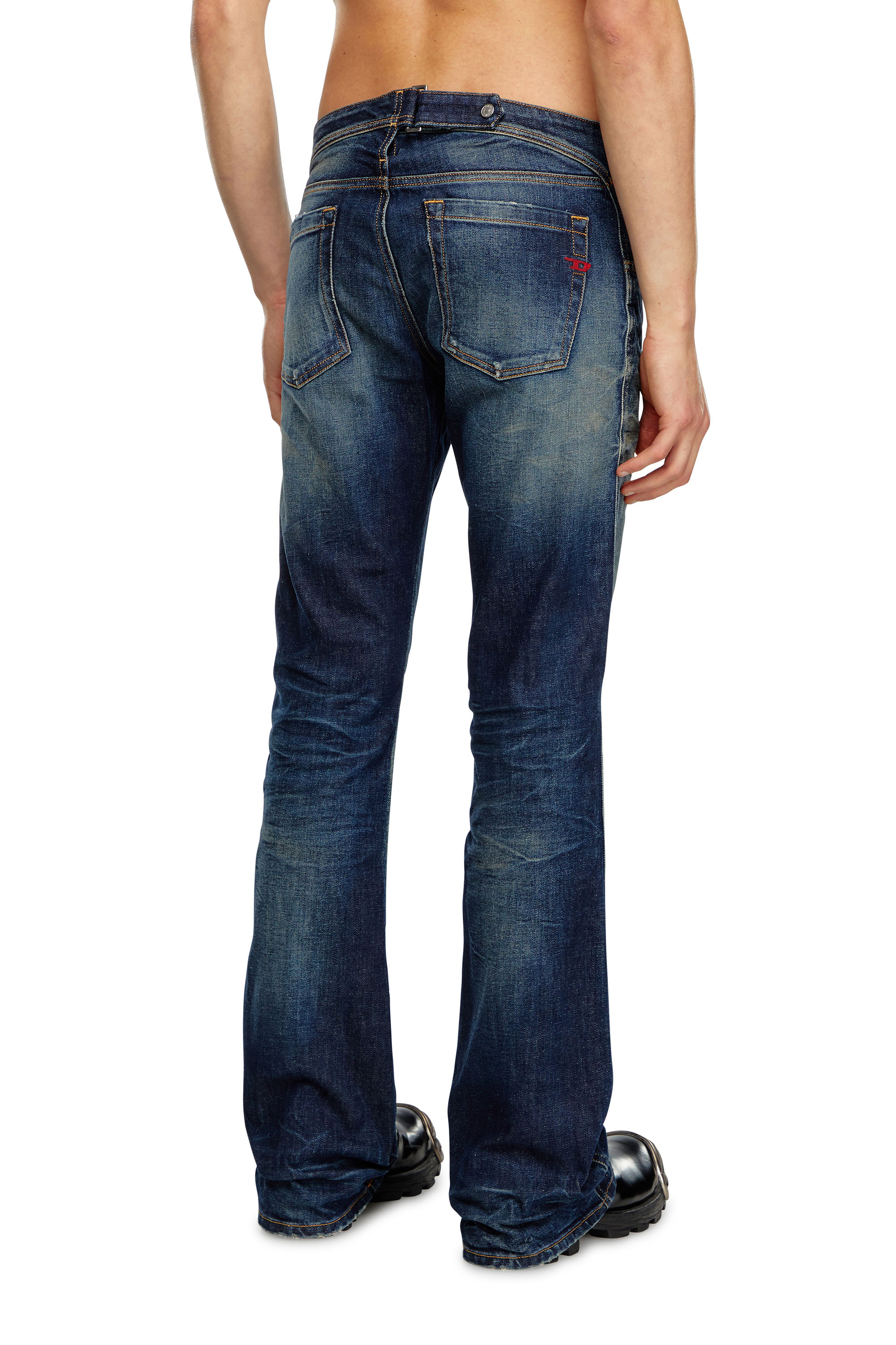 Diesel - Bootcut Jeans D-Backler 09H79, Bleu Foncé - Image 3