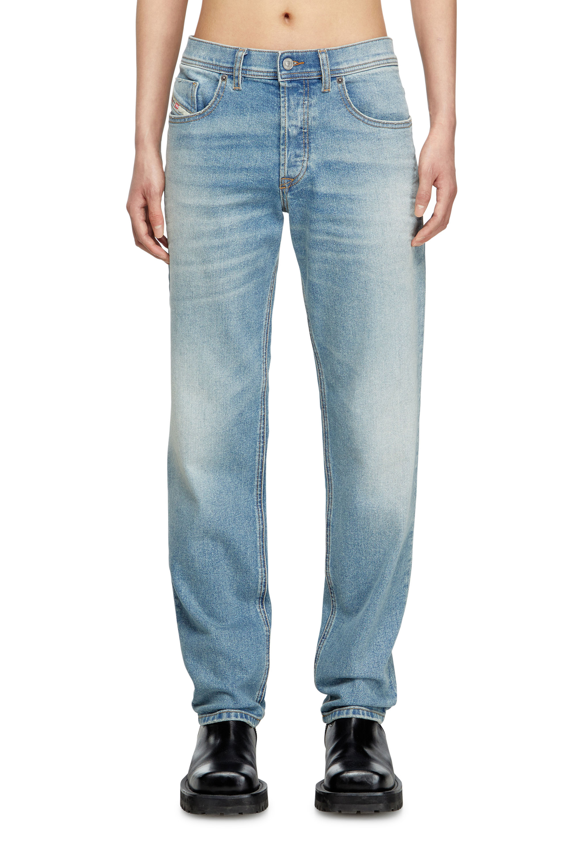 Diesel - Male's Regular Jeans 2023 D-Finitive 0DBEH, Light Blue - 1