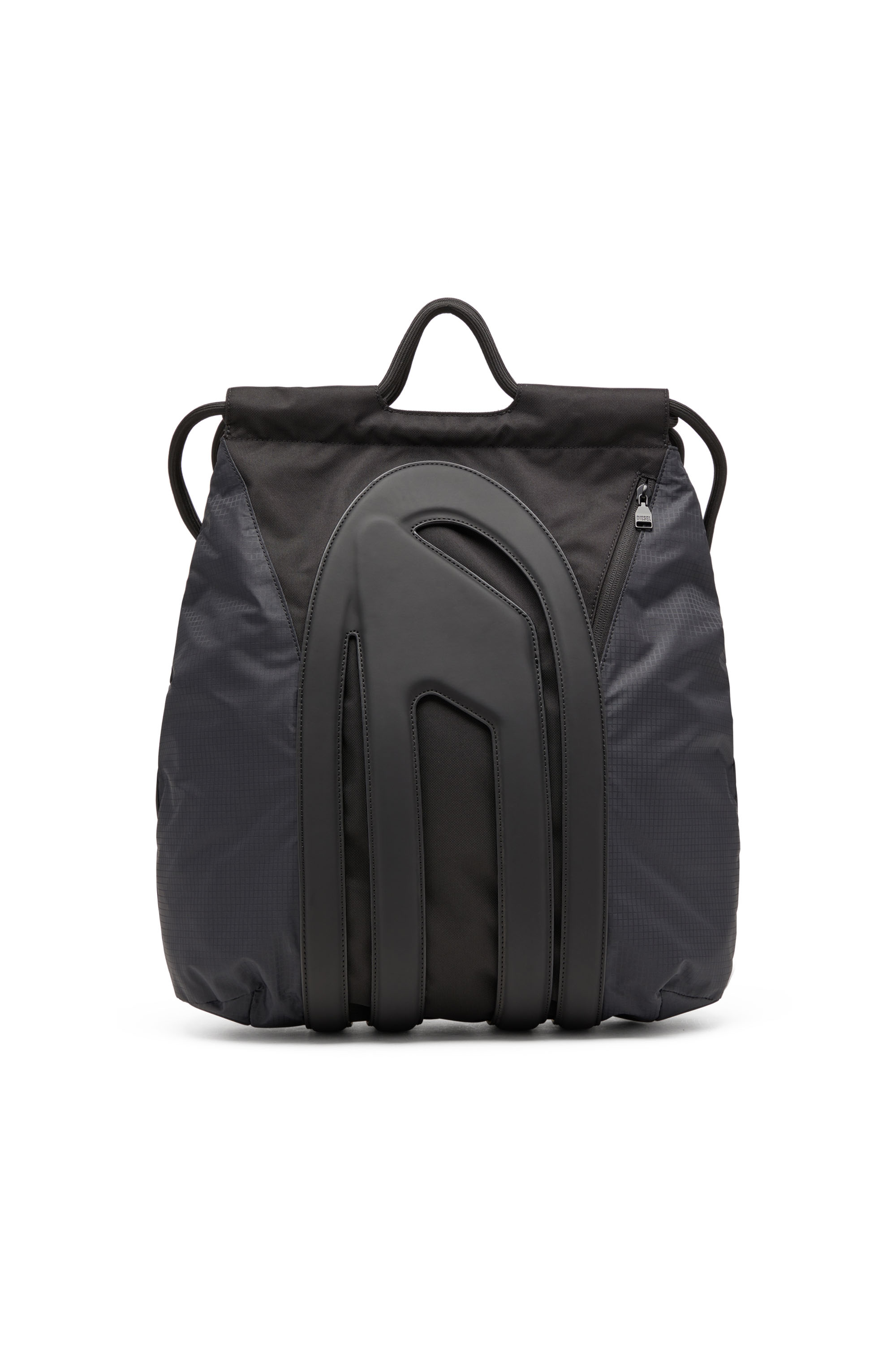 Diesel - CAGE-D TOTE XL, Cage-D-Sac convertible en tissu CORDURA et ripstop Homme in Noir - 1