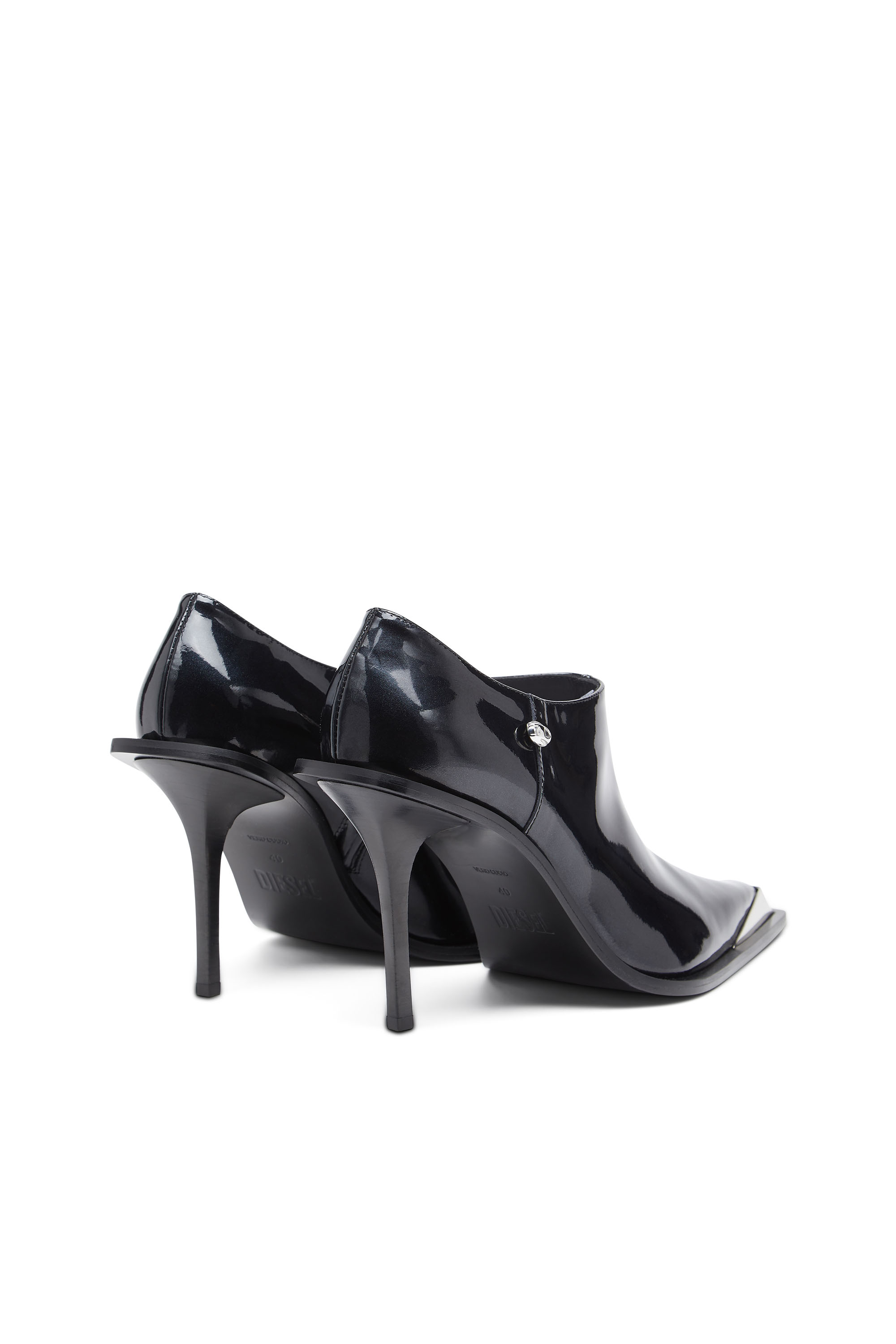 Diesel - D-TONA SC, Female's D-Tona-Ankle boots in patent leather in Black - 3