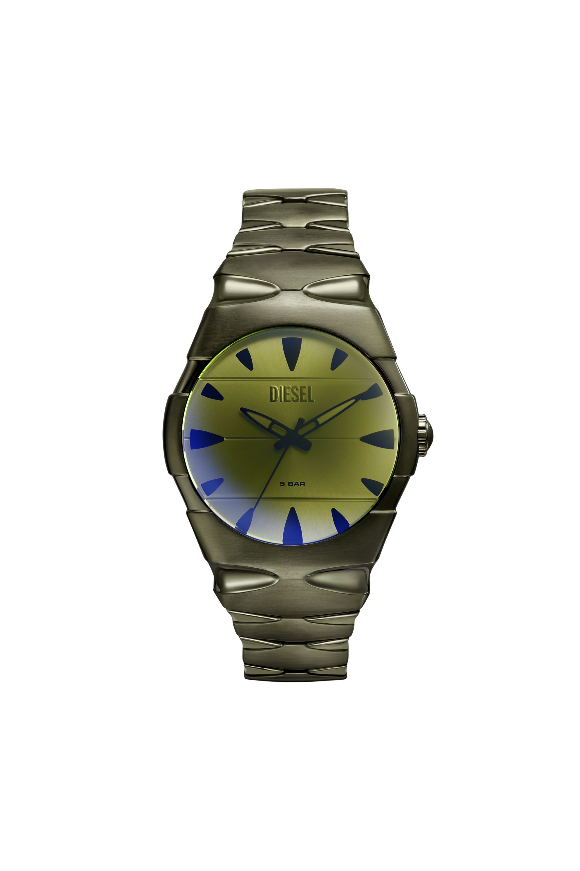 Diesel - DZ2215, Male's D-Sruptor Stainless Steel Watch in Green - 2