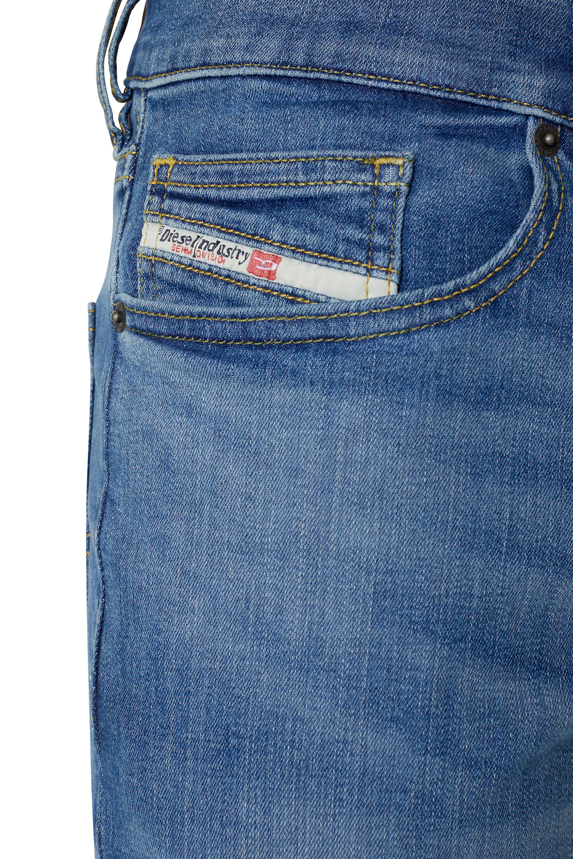 Diesel - D-Luster 0ELAV Slim Jeans, Bleu moyen - Image 3