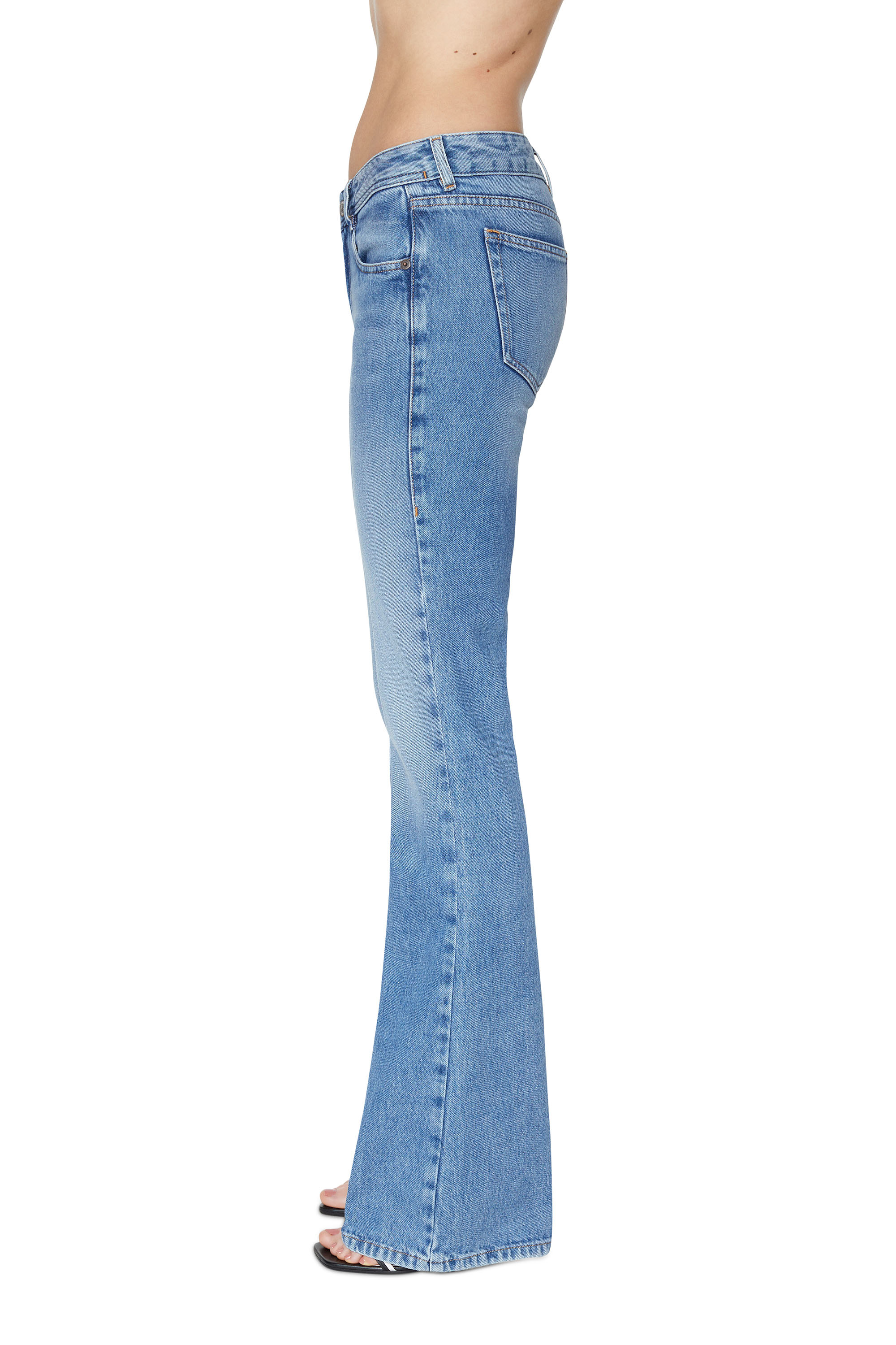 Diesel - 1969 D-EBBEY 09C16 Bootcut and Flare Jeans, Medium Blue - Image 6