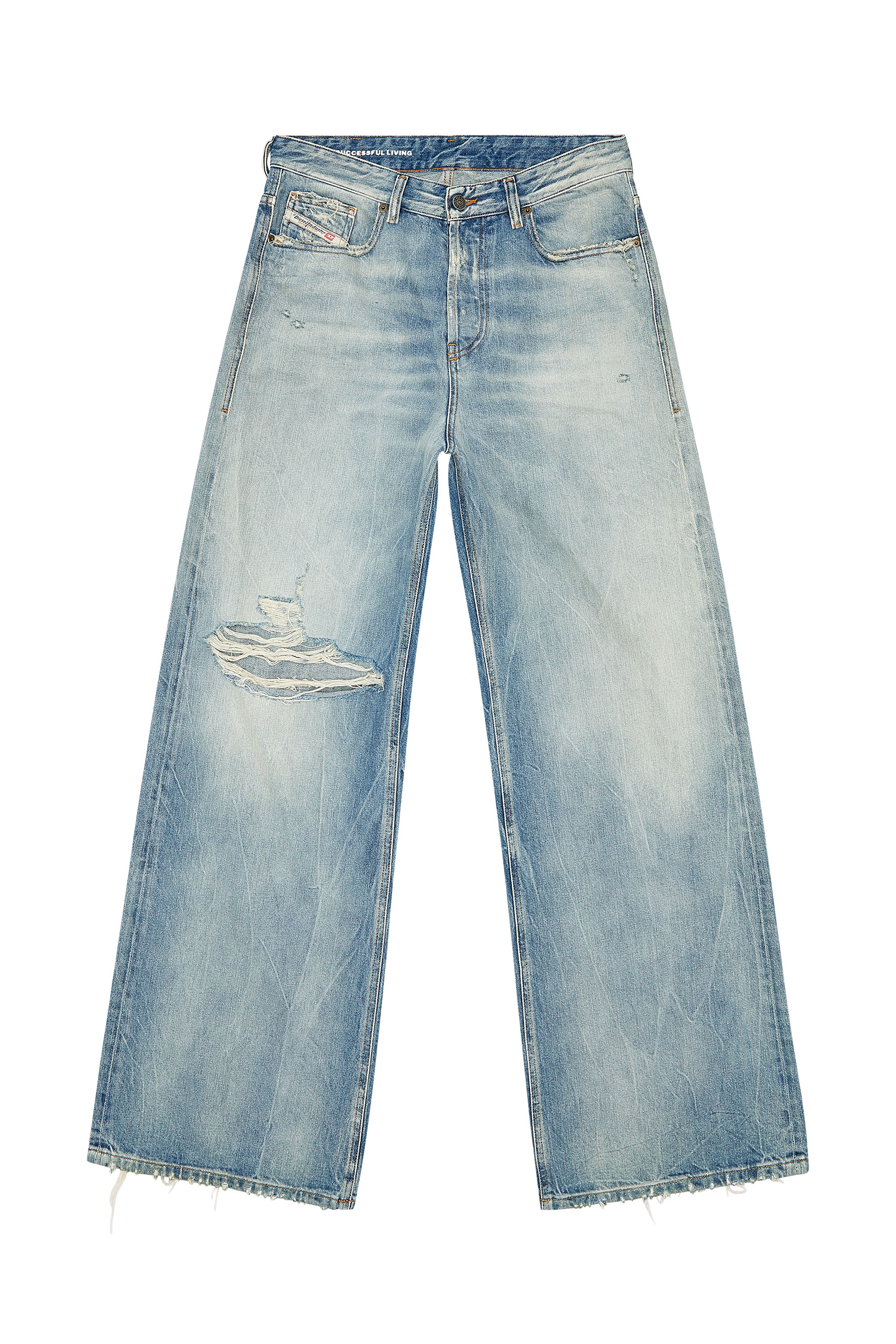 Diesel - Female Straight Jeans 1996 D-Sire 09H58, Light Blue - Image 7