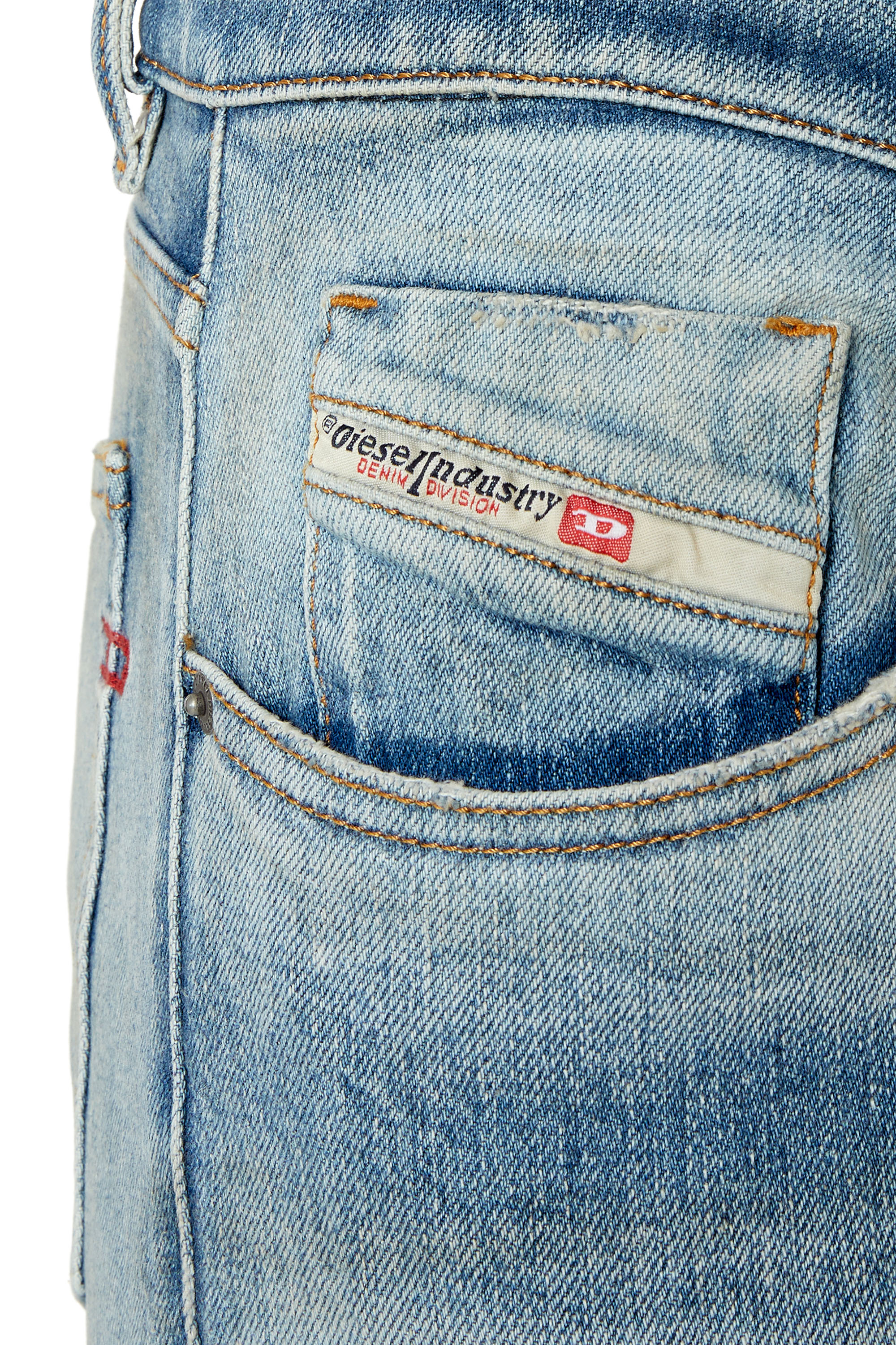 Diesel - 2019 D-Strukt 007P3 Slim Jeans, Bleu Clair - Image 3