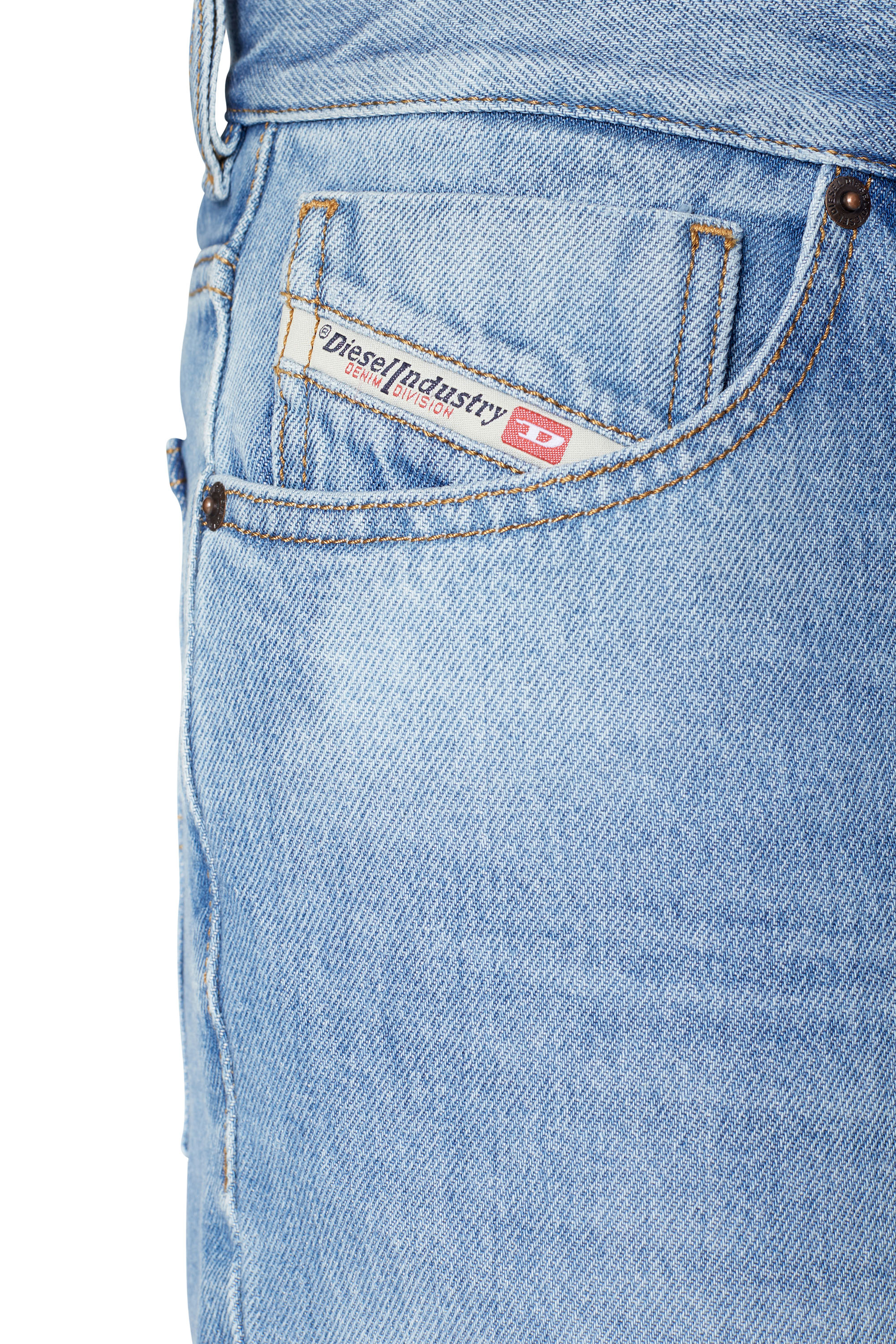 Diesel - Straight Jeans 1995 D-Sark 09C15, Bleu Clair - Image 4