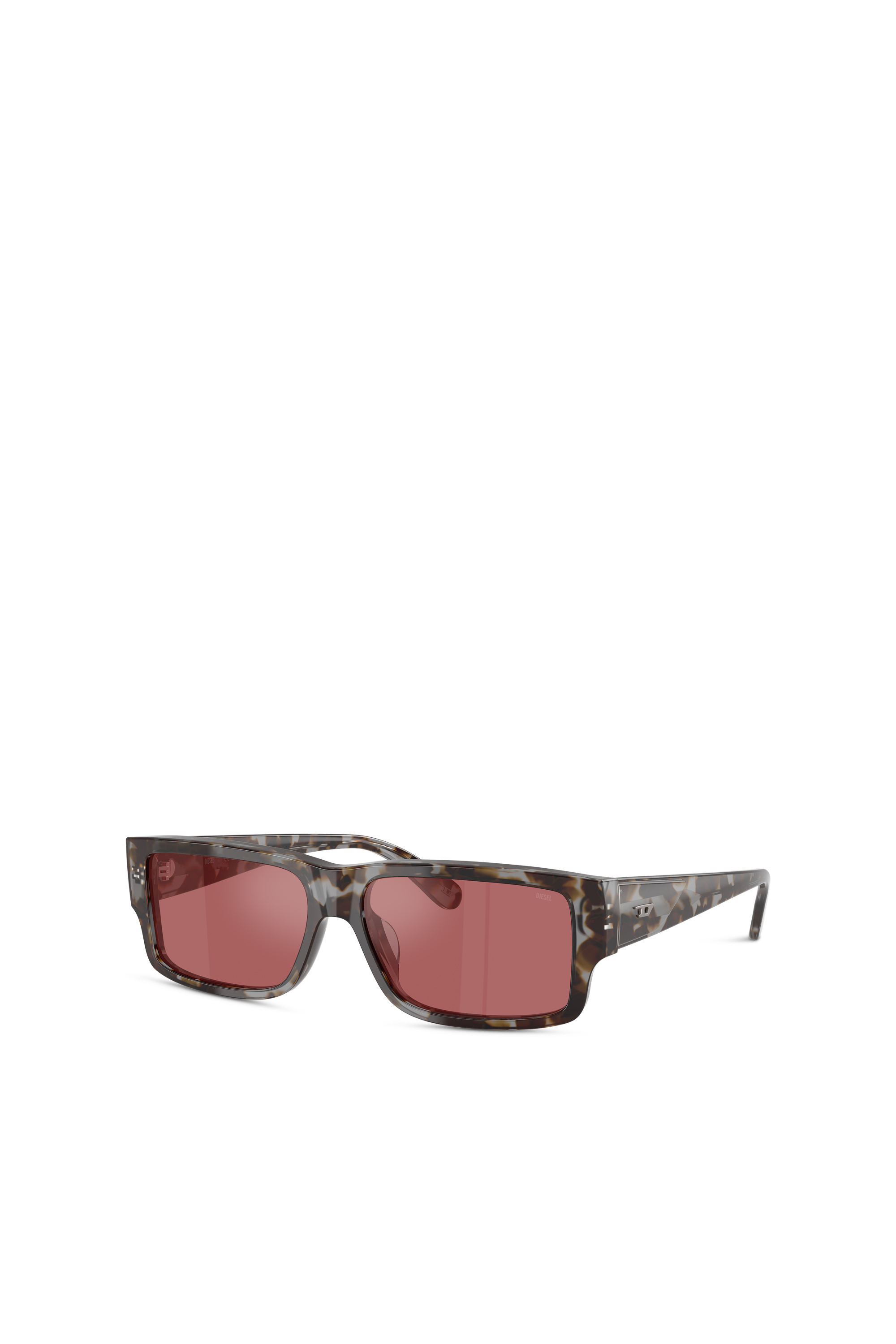 Diesel - 0DL2003 SIZE 57, Male's Rectangle sunglasses in Red - 4