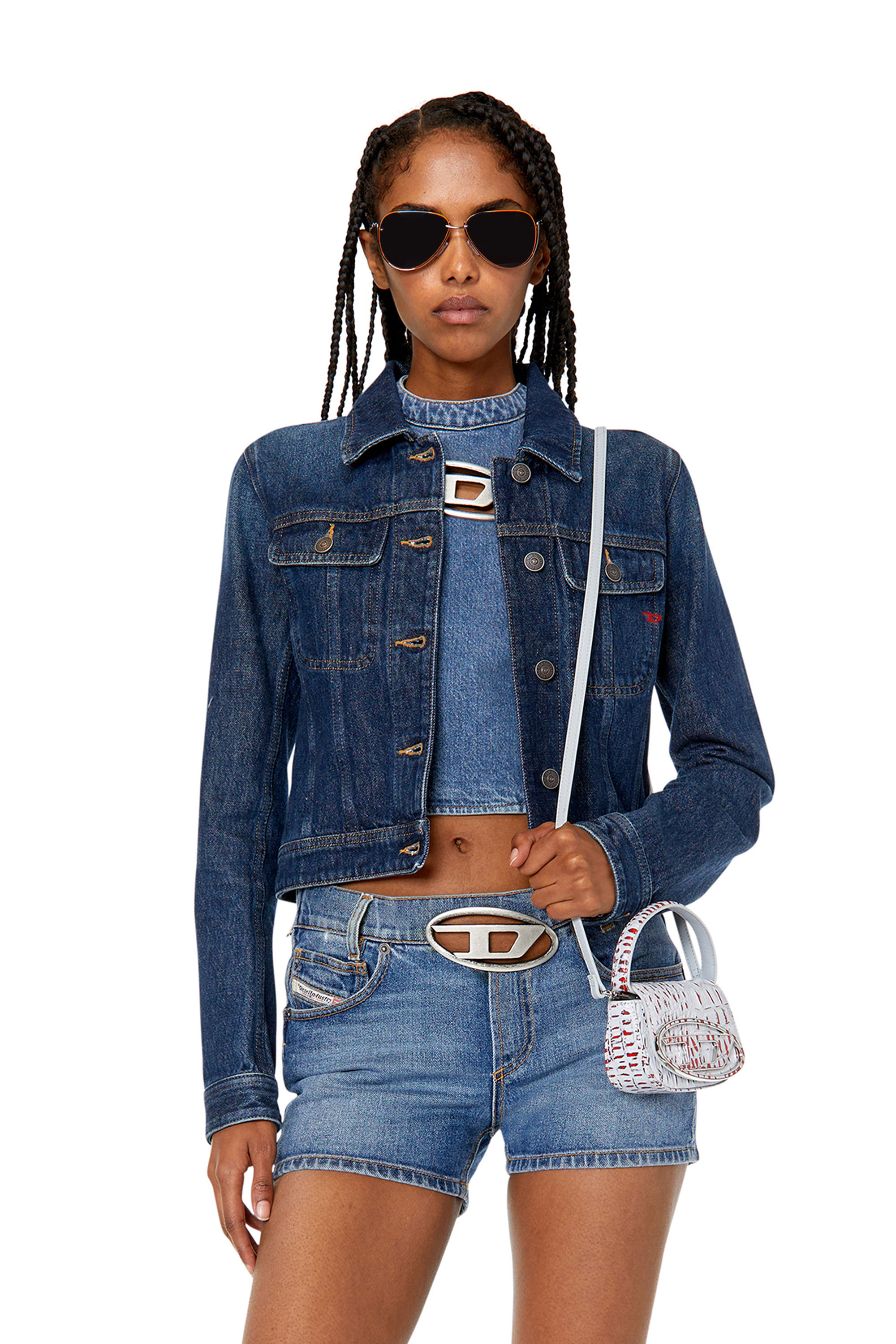 Diesel - DE-THEA-FRINGES, Medium Blue - Image 1