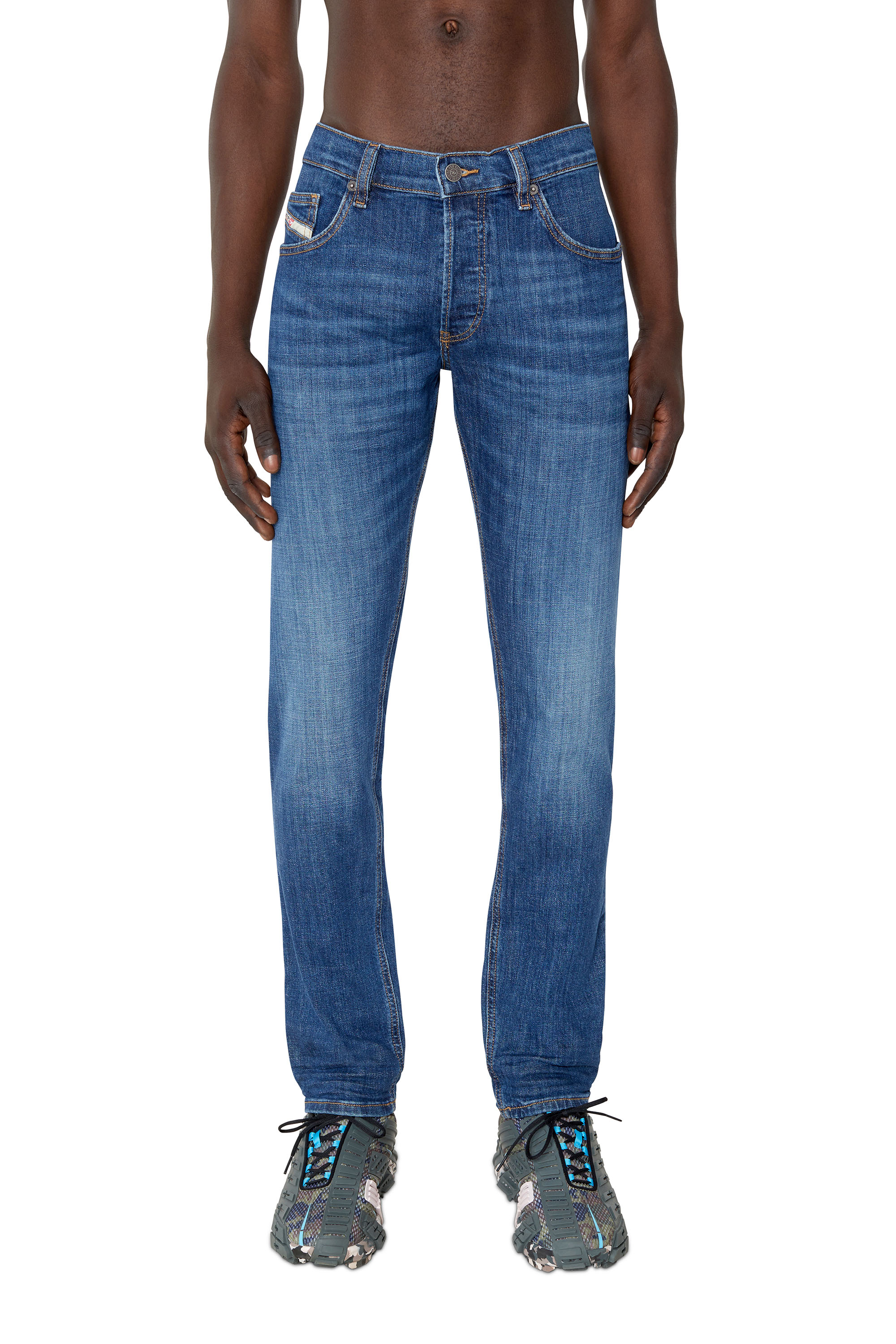 Diesel - D-Luster 0IHAR Slim Jeans, Dark Blue - Image 2